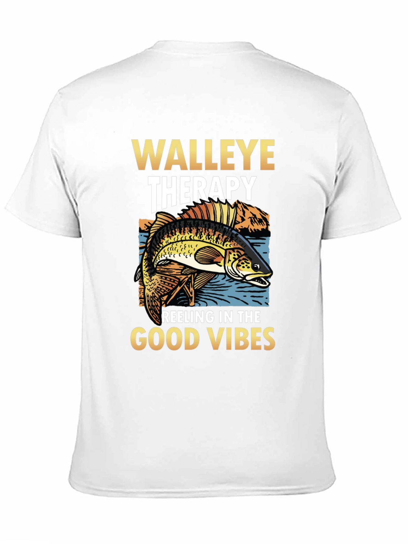 Walleye Therapy T-Shirt - Fishing Vibes