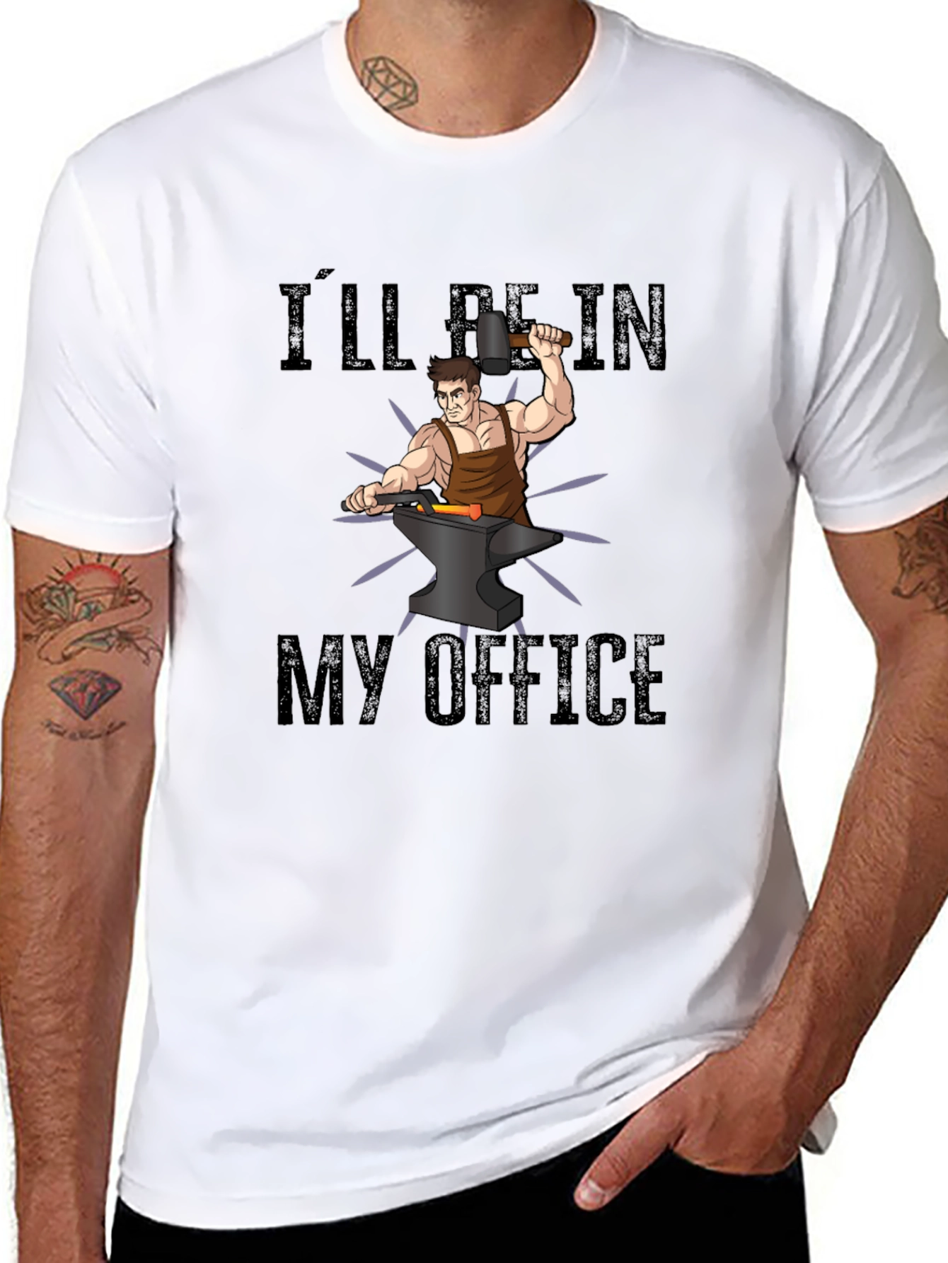 Blacksmith Office Graphic T-Shirt