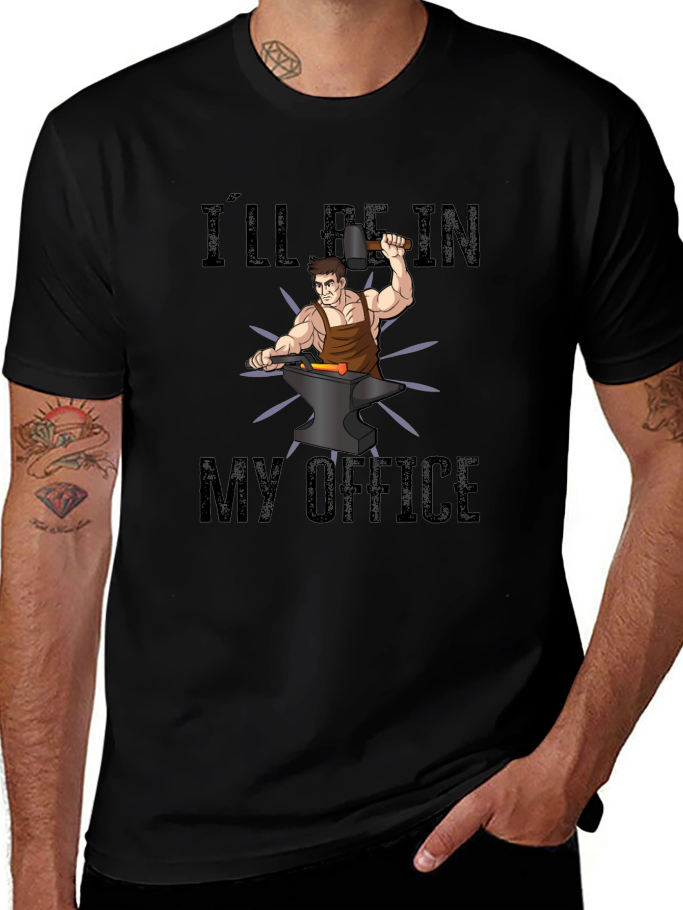 Blacksmith Office Graphic T-Shirt
