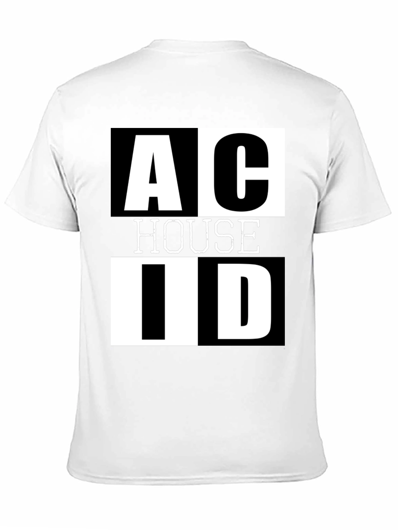 Acid House Black Graphic T-Shirt
