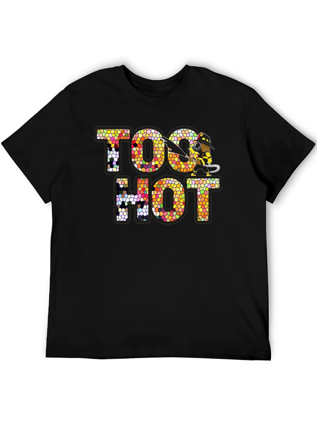 Too Hot Firefighter Graphic Novelty T-Shirt