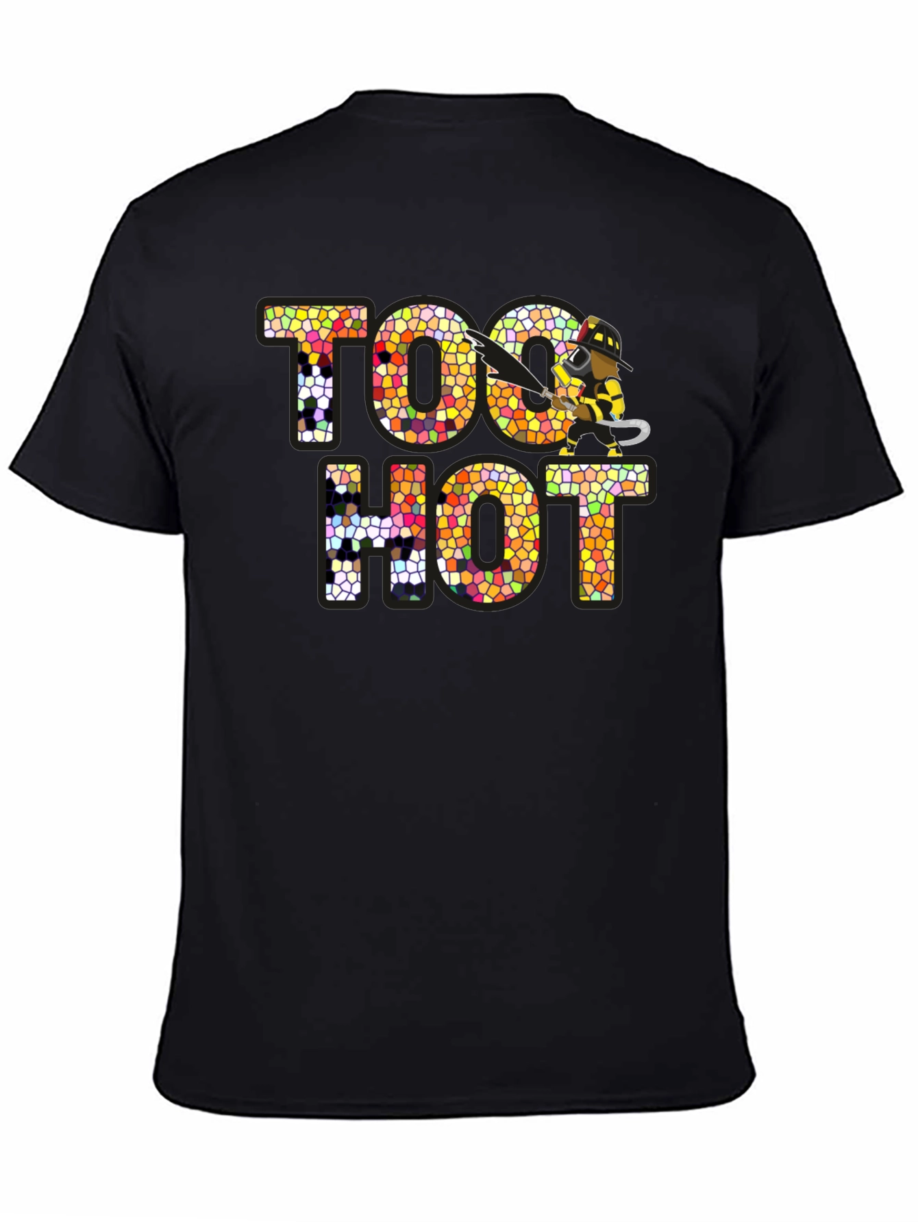 Too Hot Firefighter Graphic Novelty T-Shirt