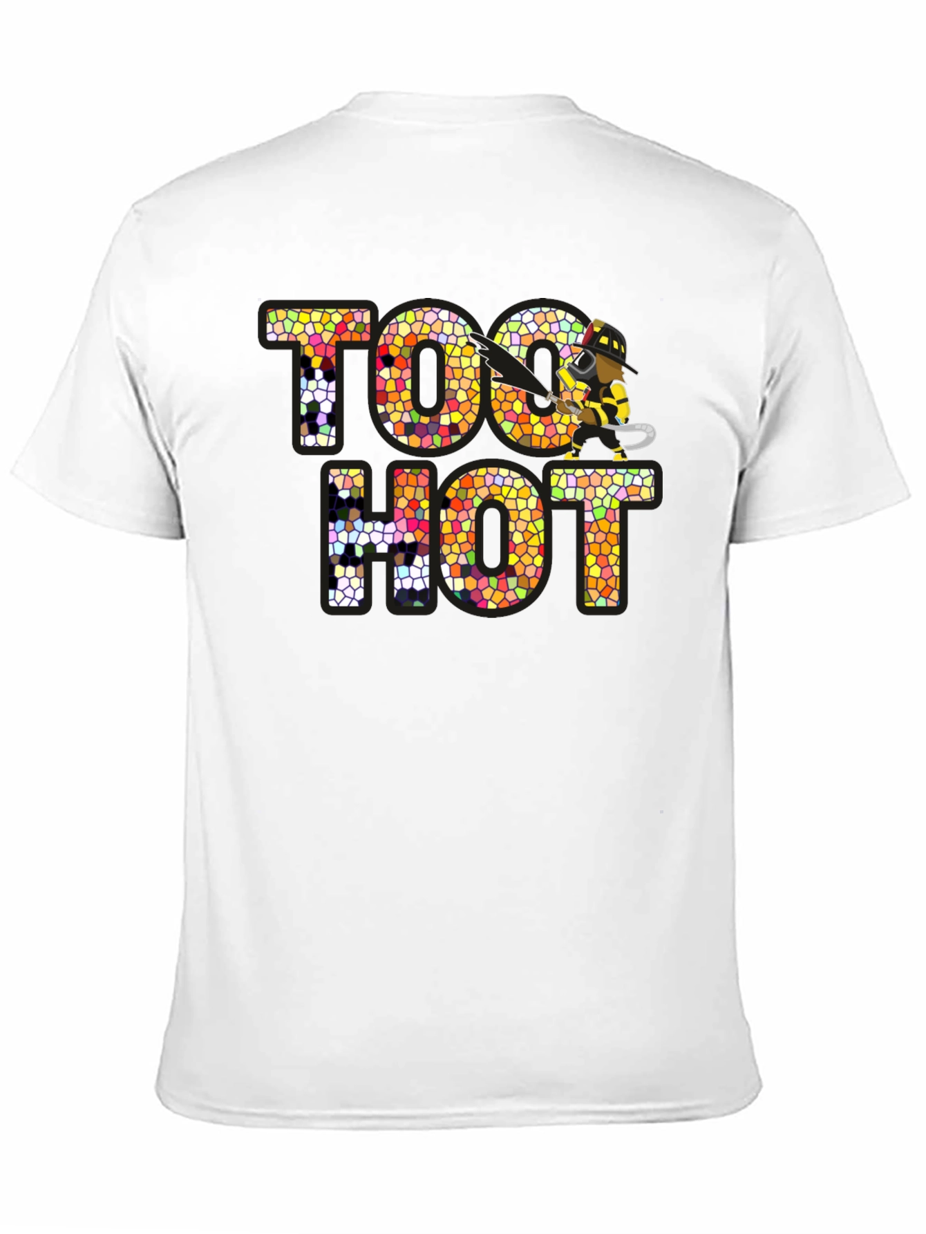 Too Hot Firefighter Graphic Novelty T-Shirt