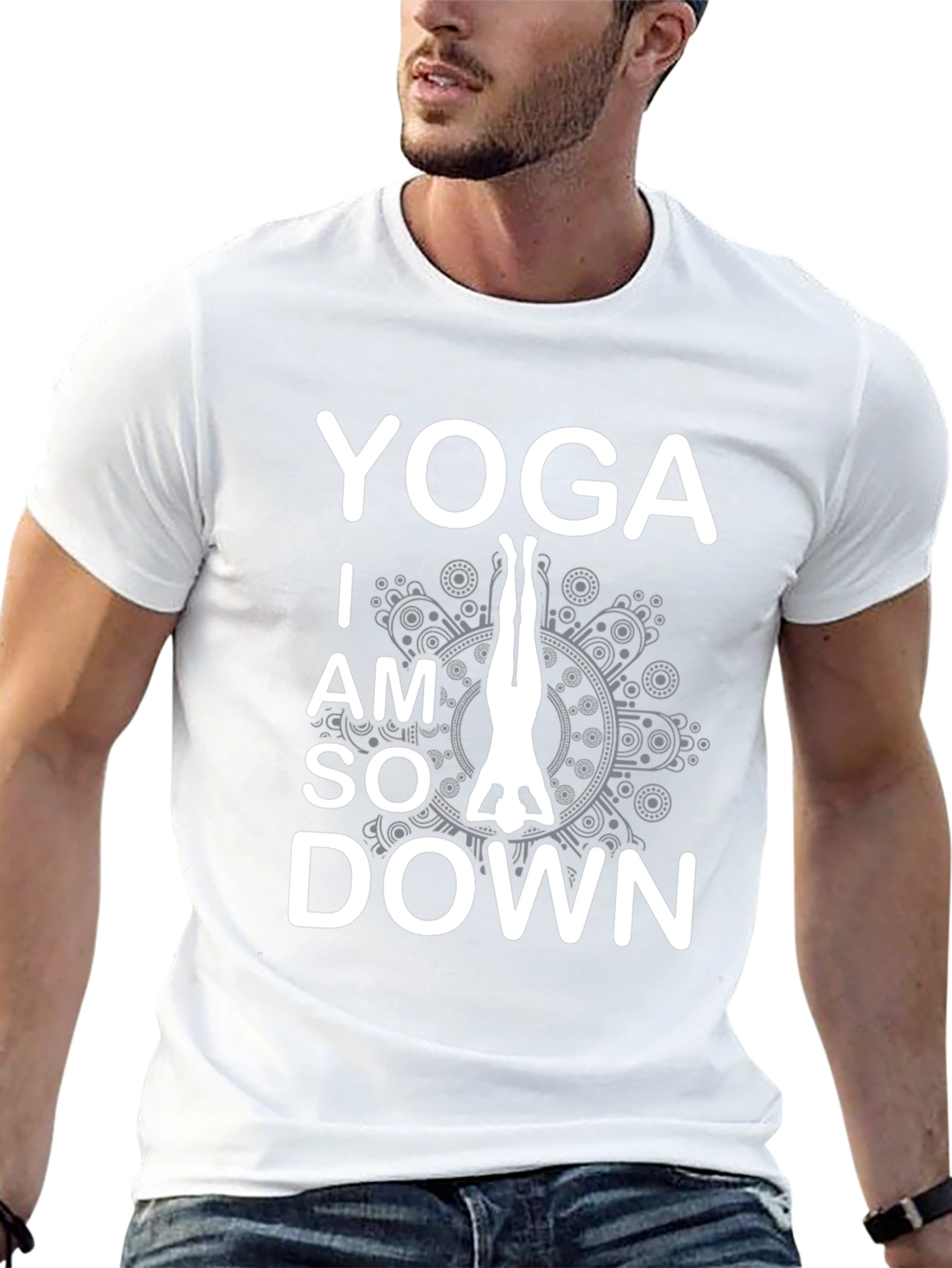 Yoga I am So Down T-Shirt Black