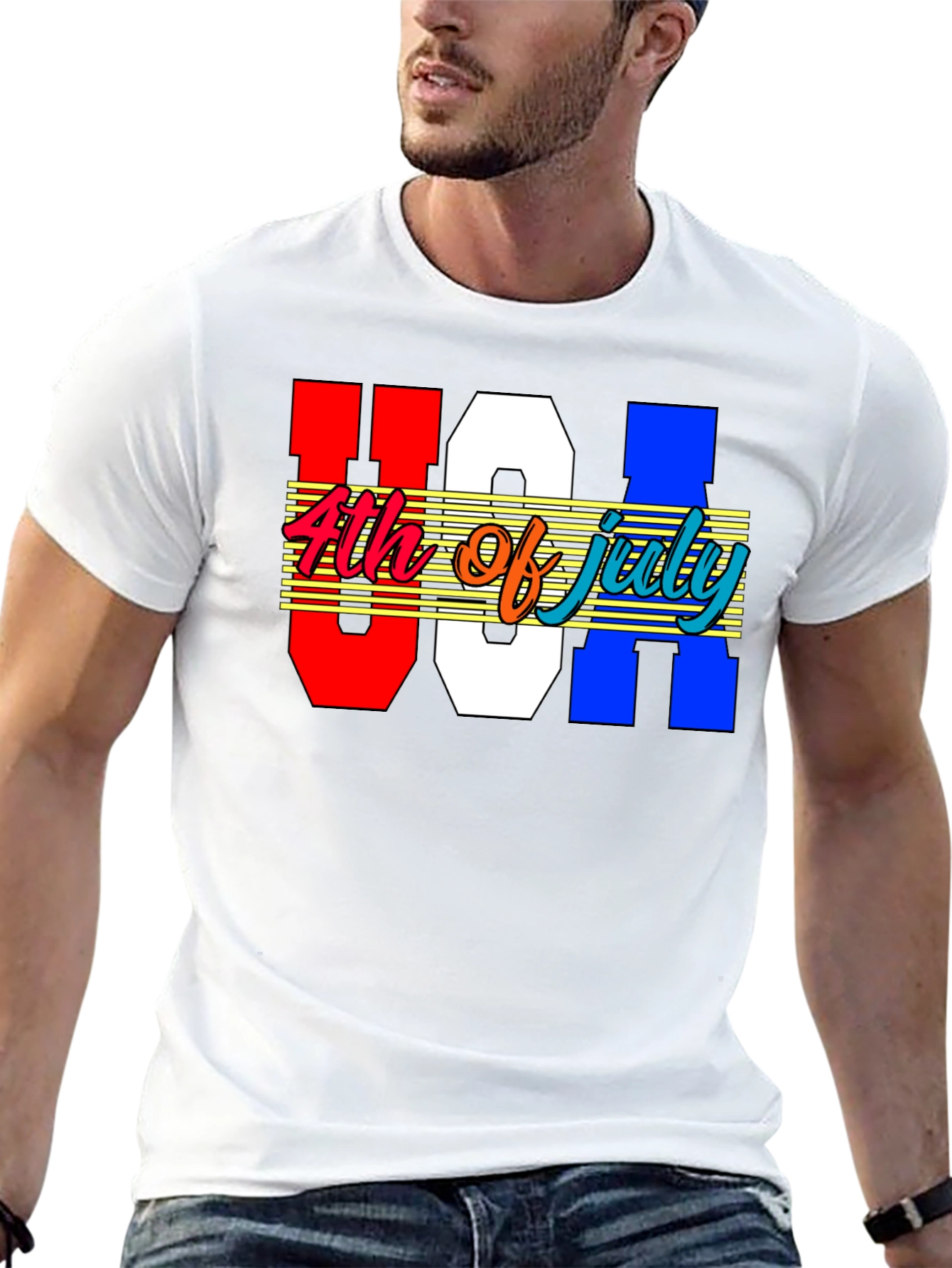 USA 4th of July Patriotic T-Shirt