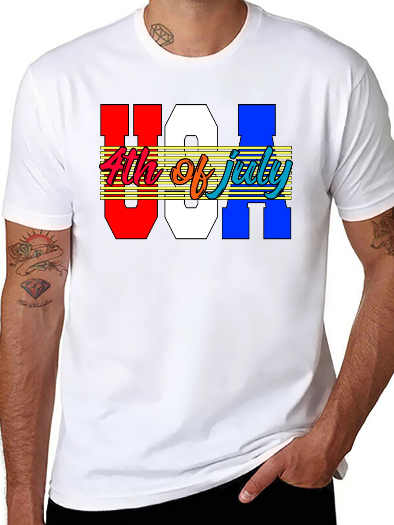 USA 4th of July Patriotic T-Shirt