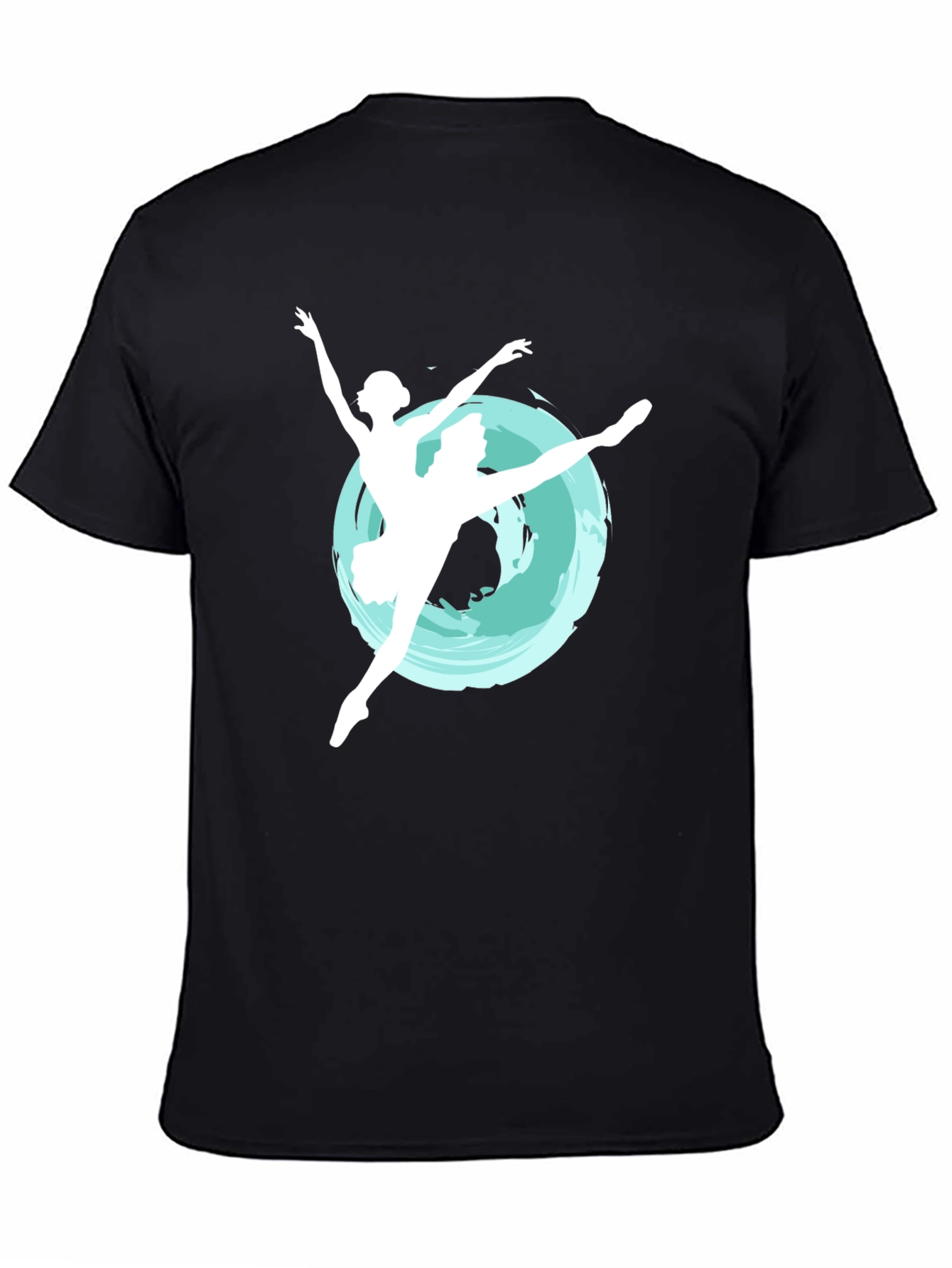Ballerina Graphic Tee - Elegant Dance Shirt