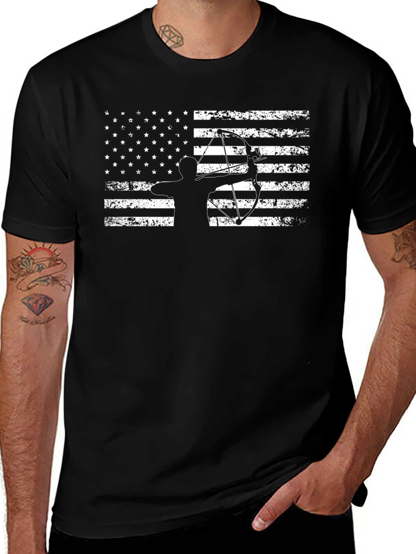Archer American Flag T-Shirt