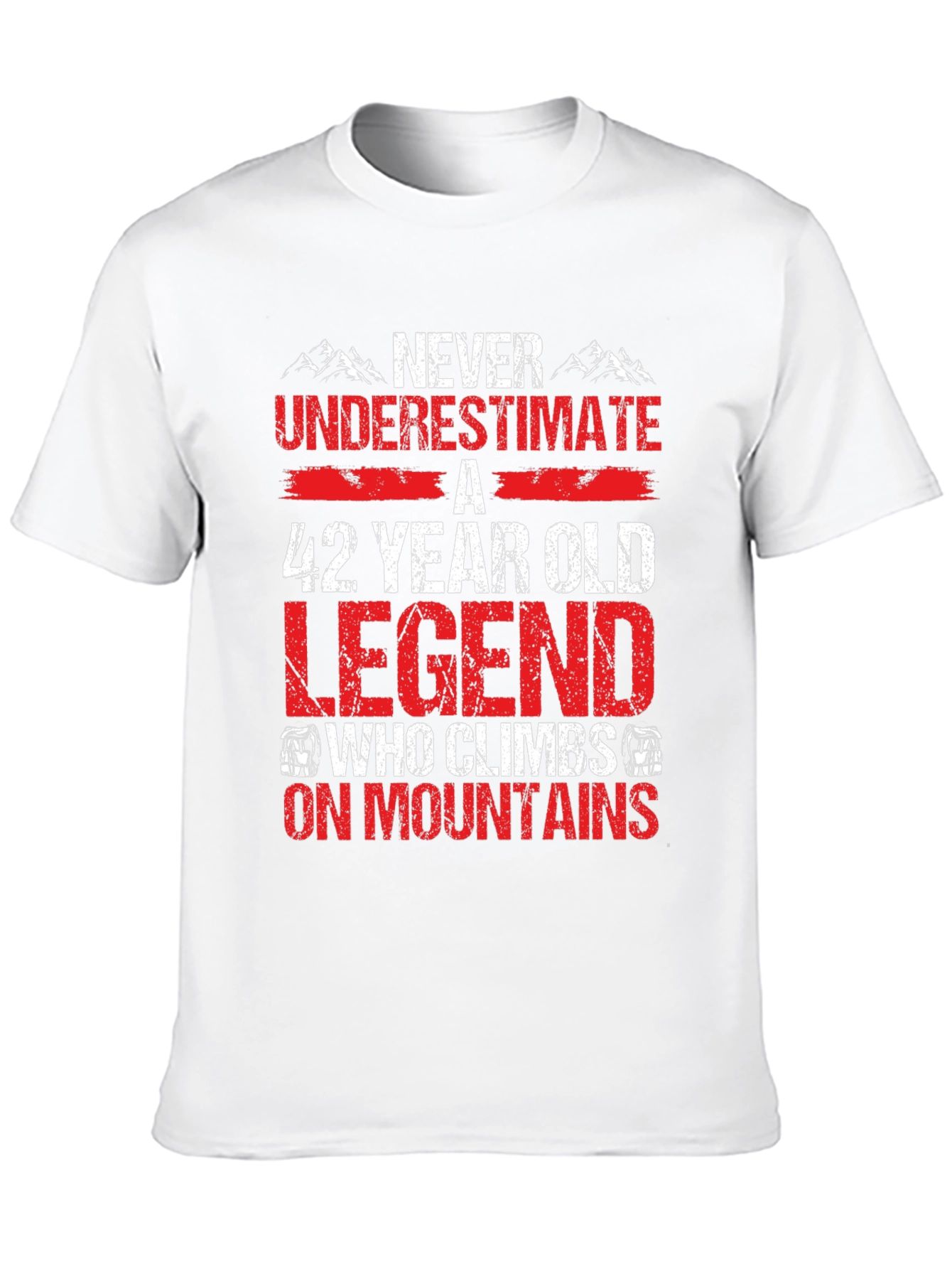 42 Year Old Legend Mountain Climber T-Shirt