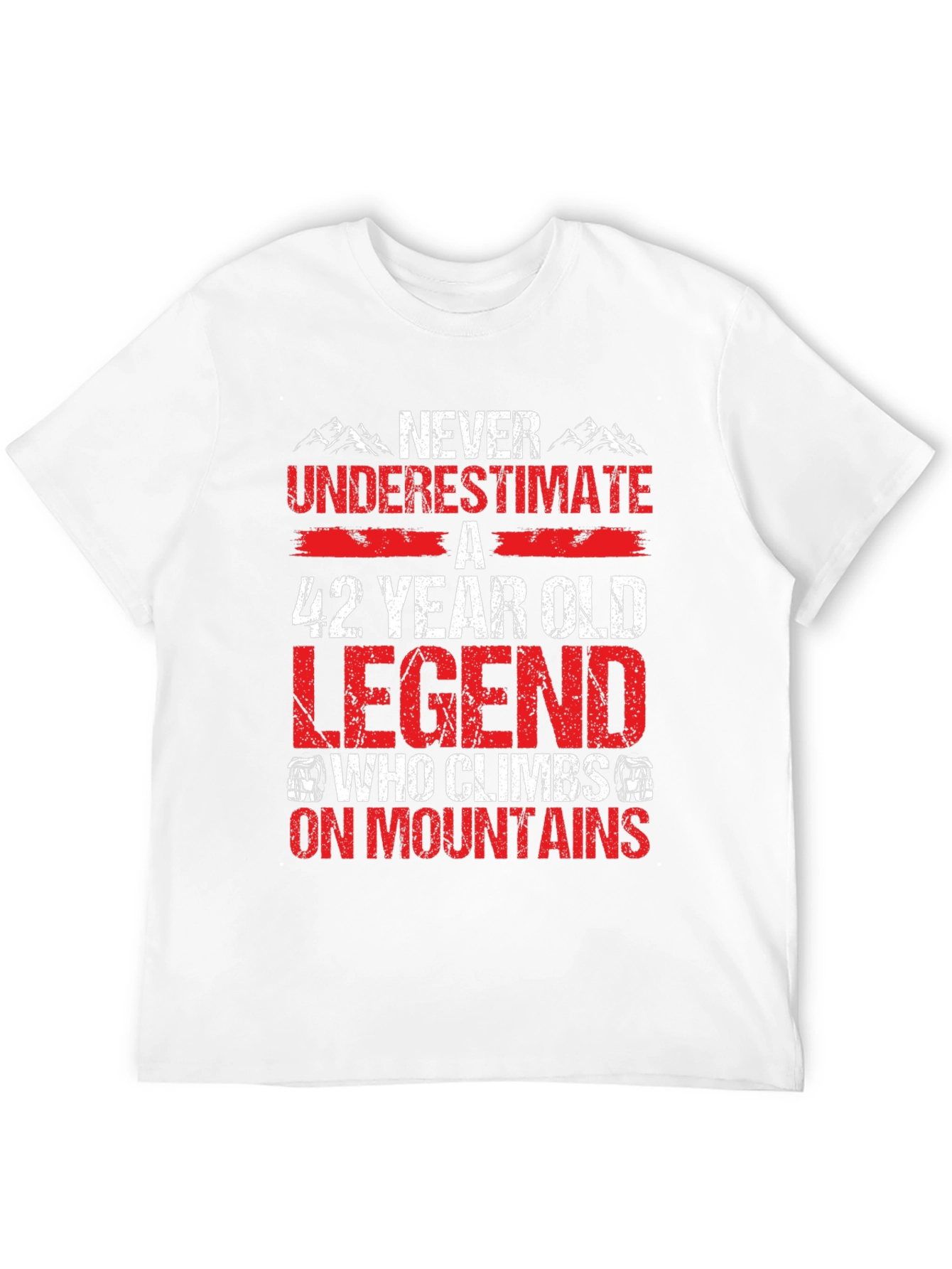 42 Year Old Legend Mountain Climber T-Shirt