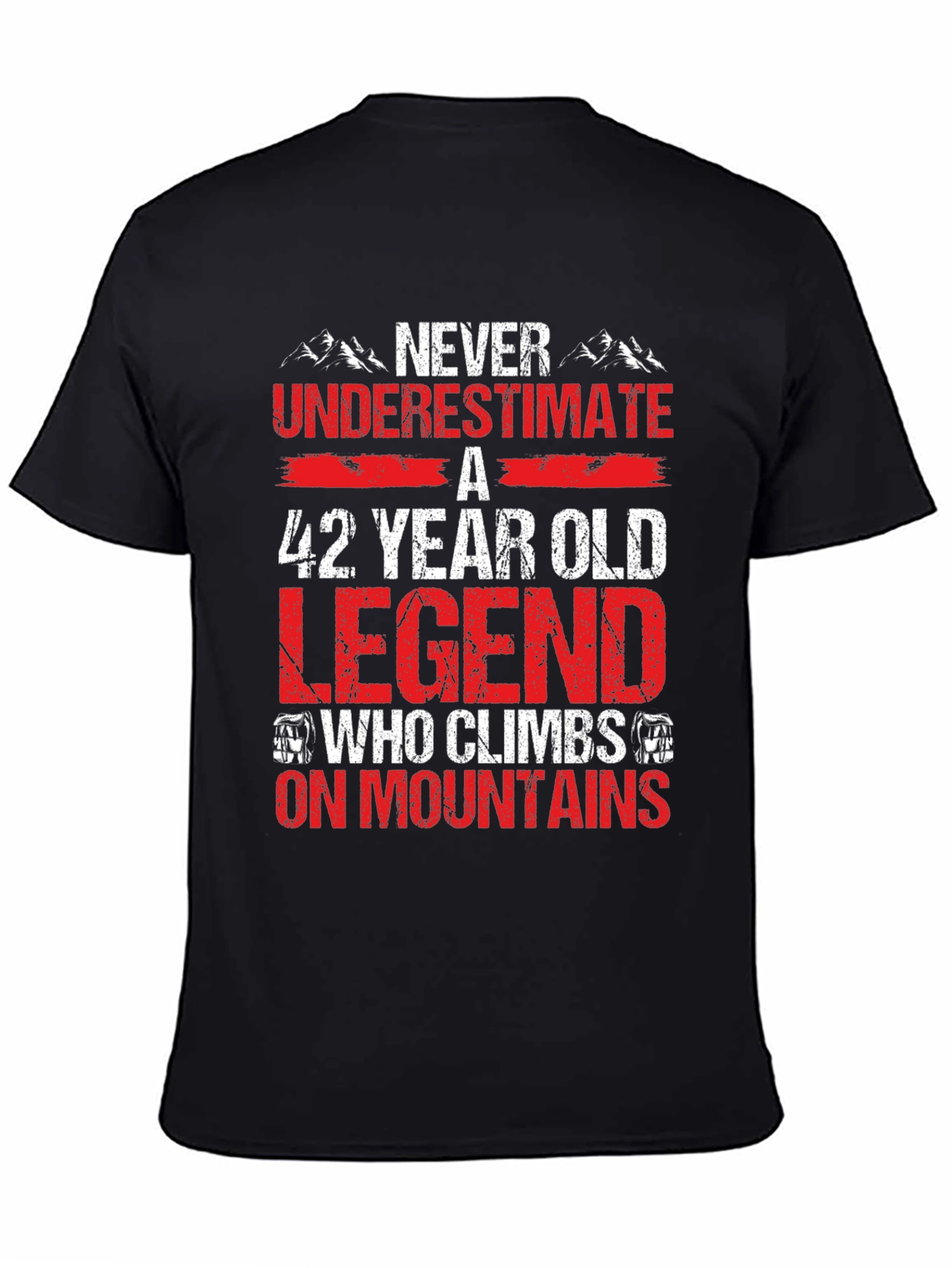 42 Year Old Legend Mountain Climber T-Shirt