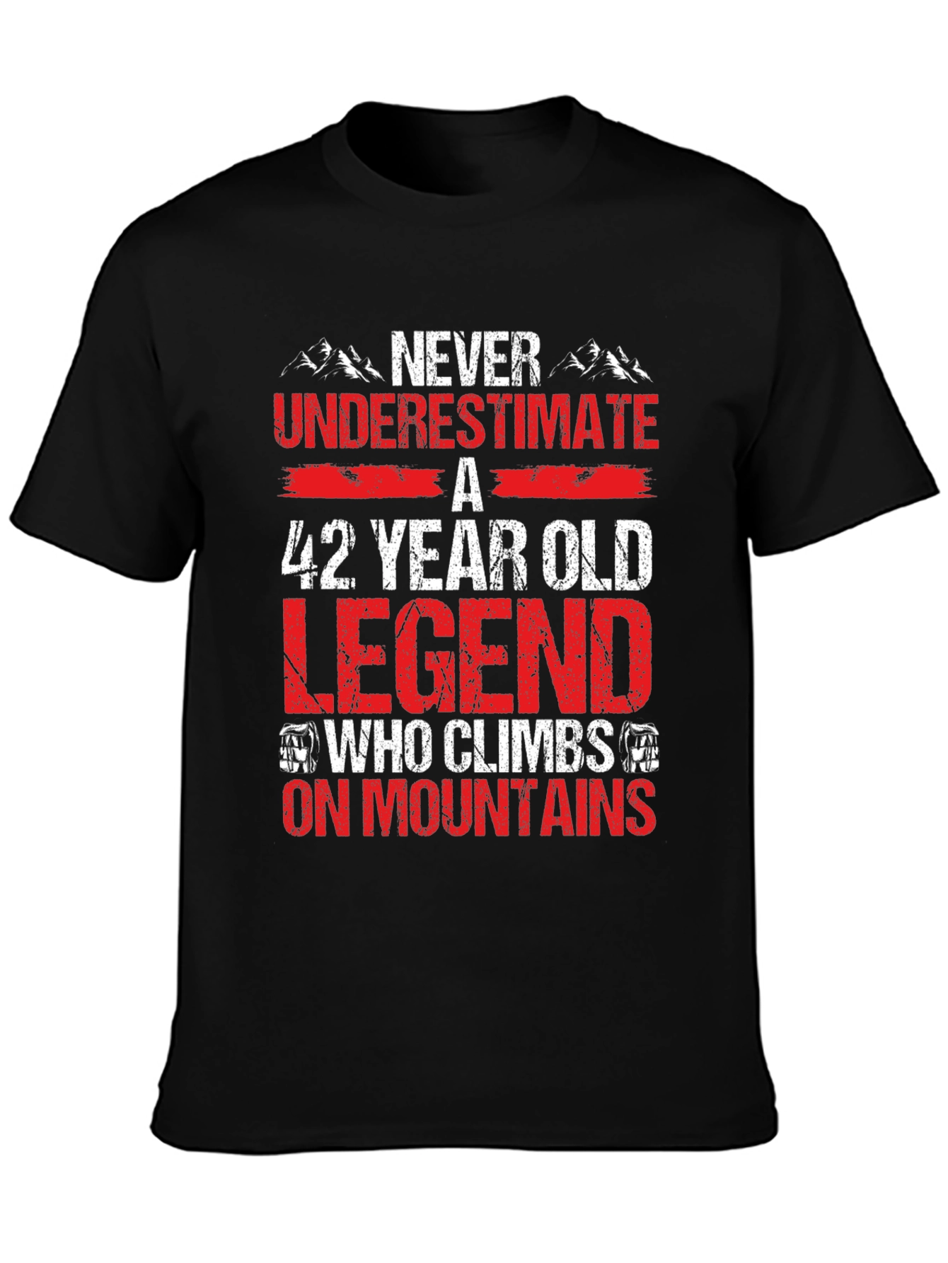 42 Year Old Legend Mountain Climber T-Shirt