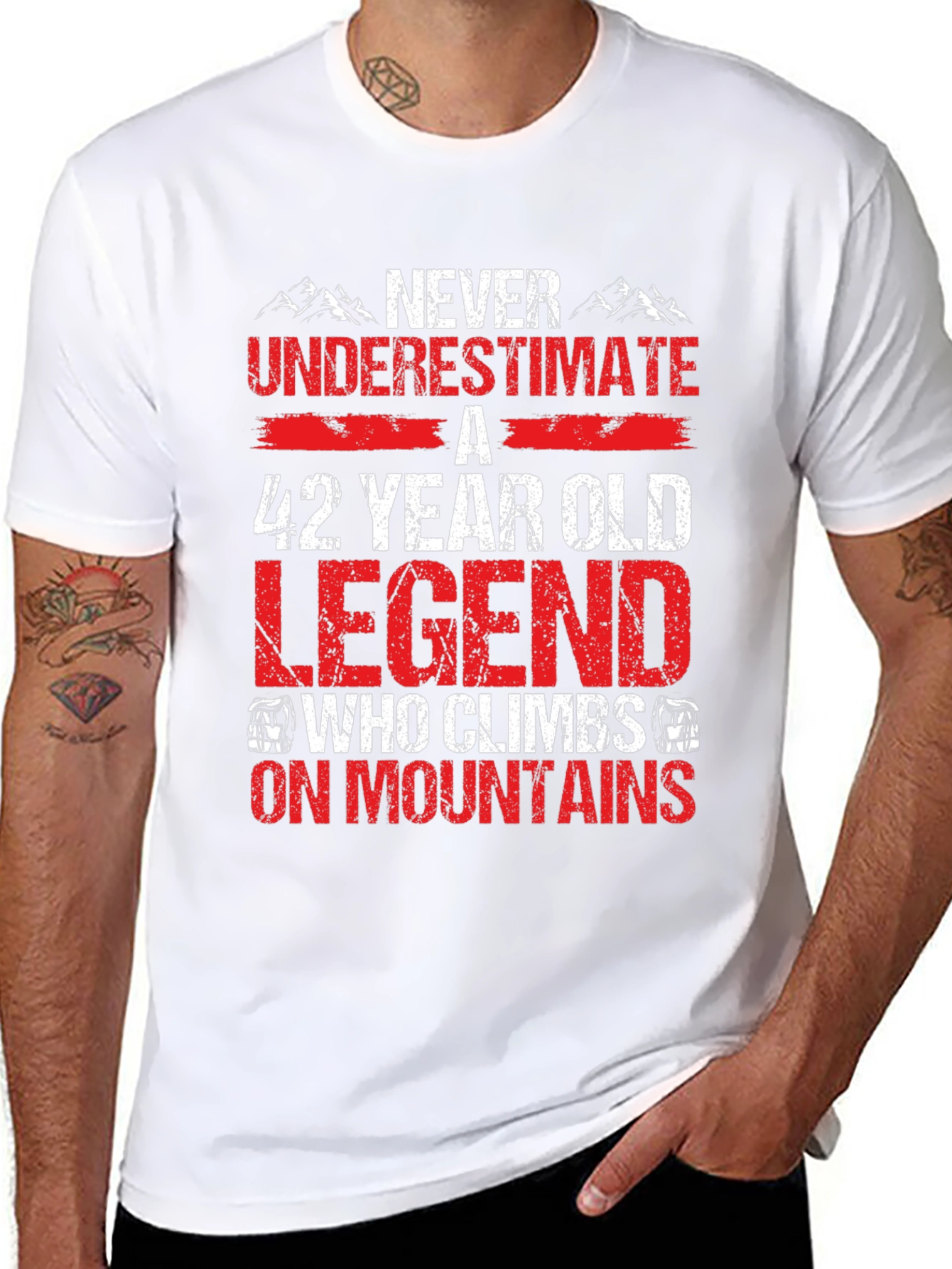 42 Year Old Legend Mountain Climber T-Shirt