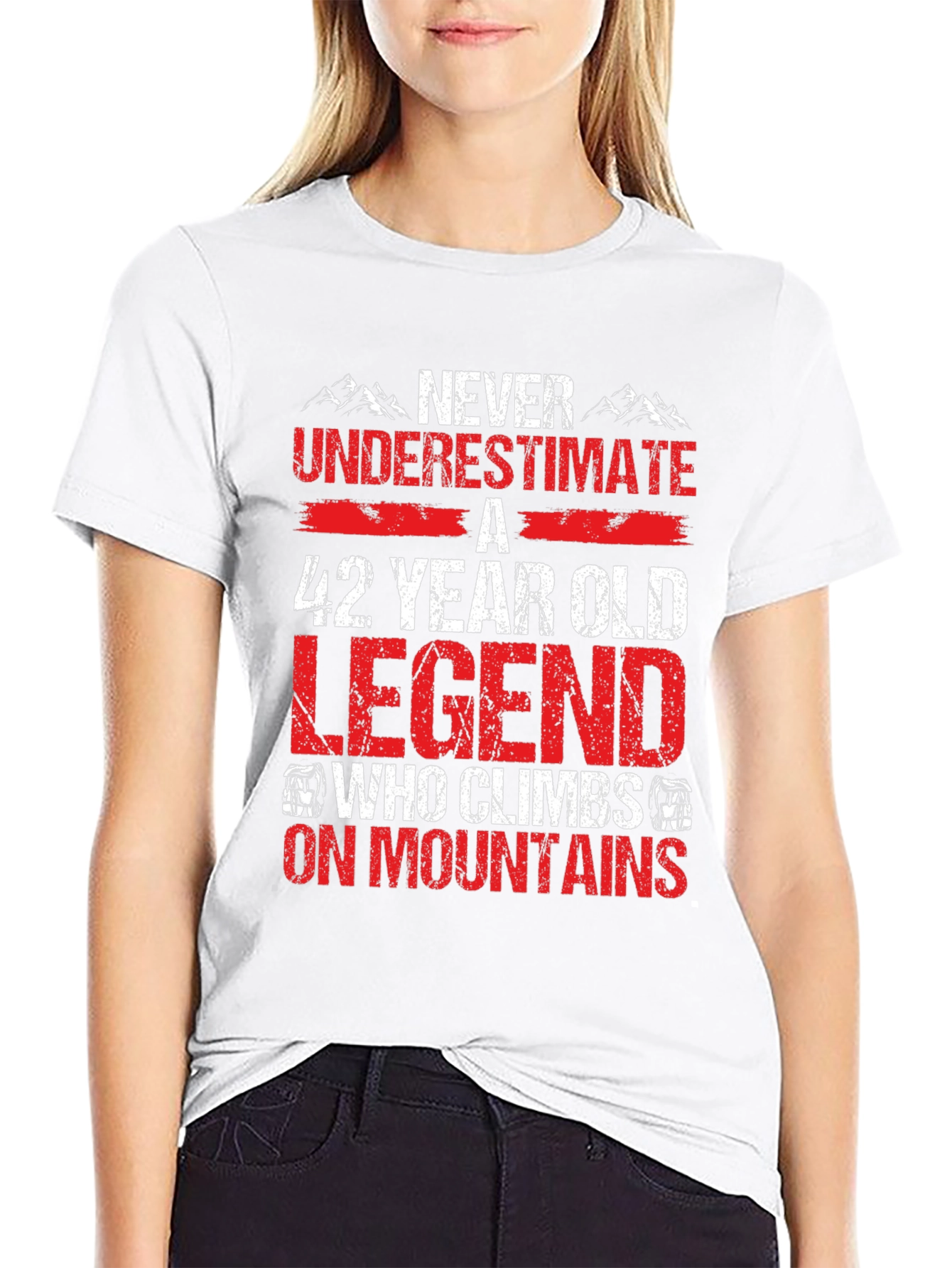42 Year Old Legend Mountain Climber T-Shirt