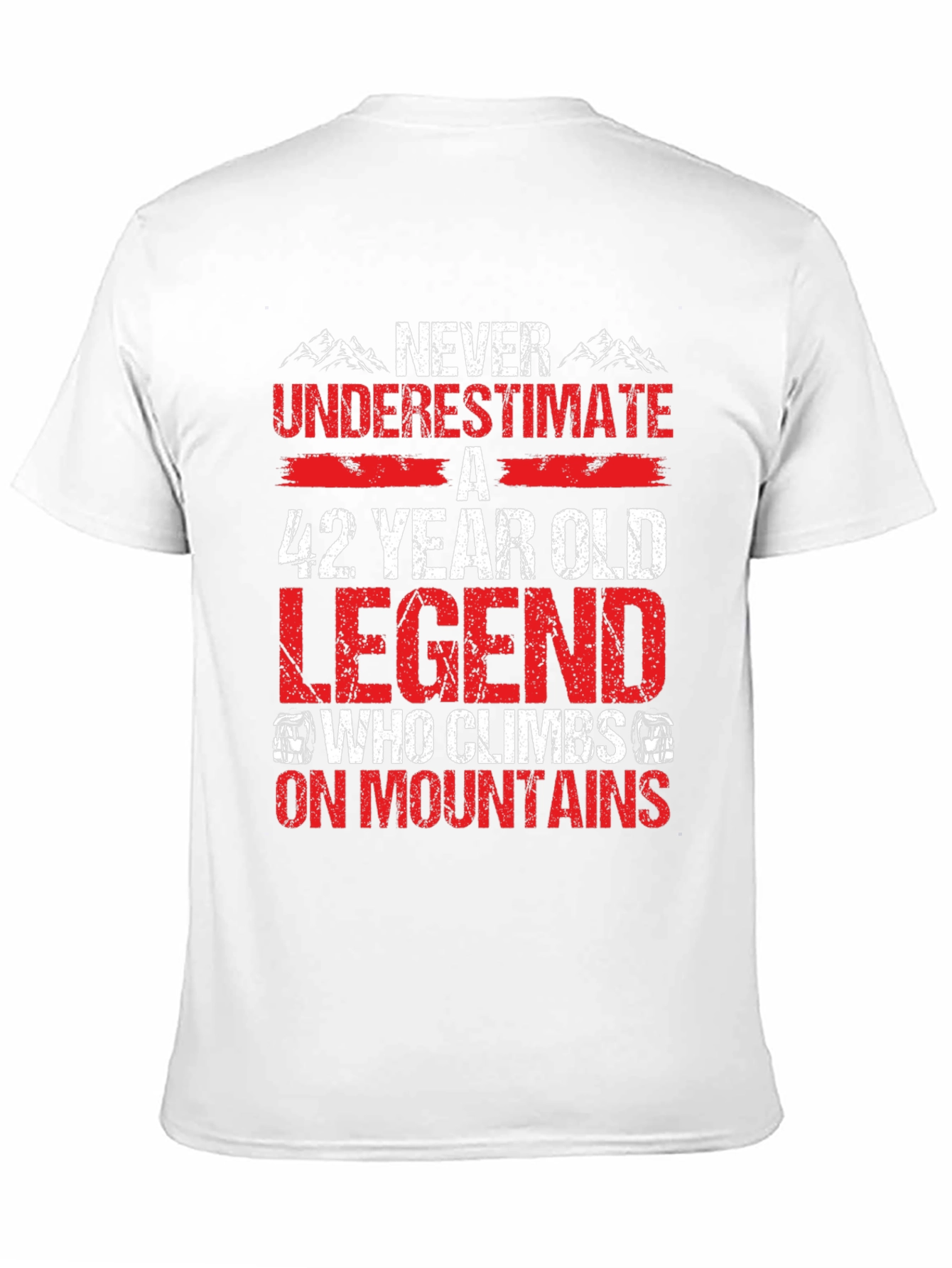 42 Year Old Legend Mountain Climber T-Shirt