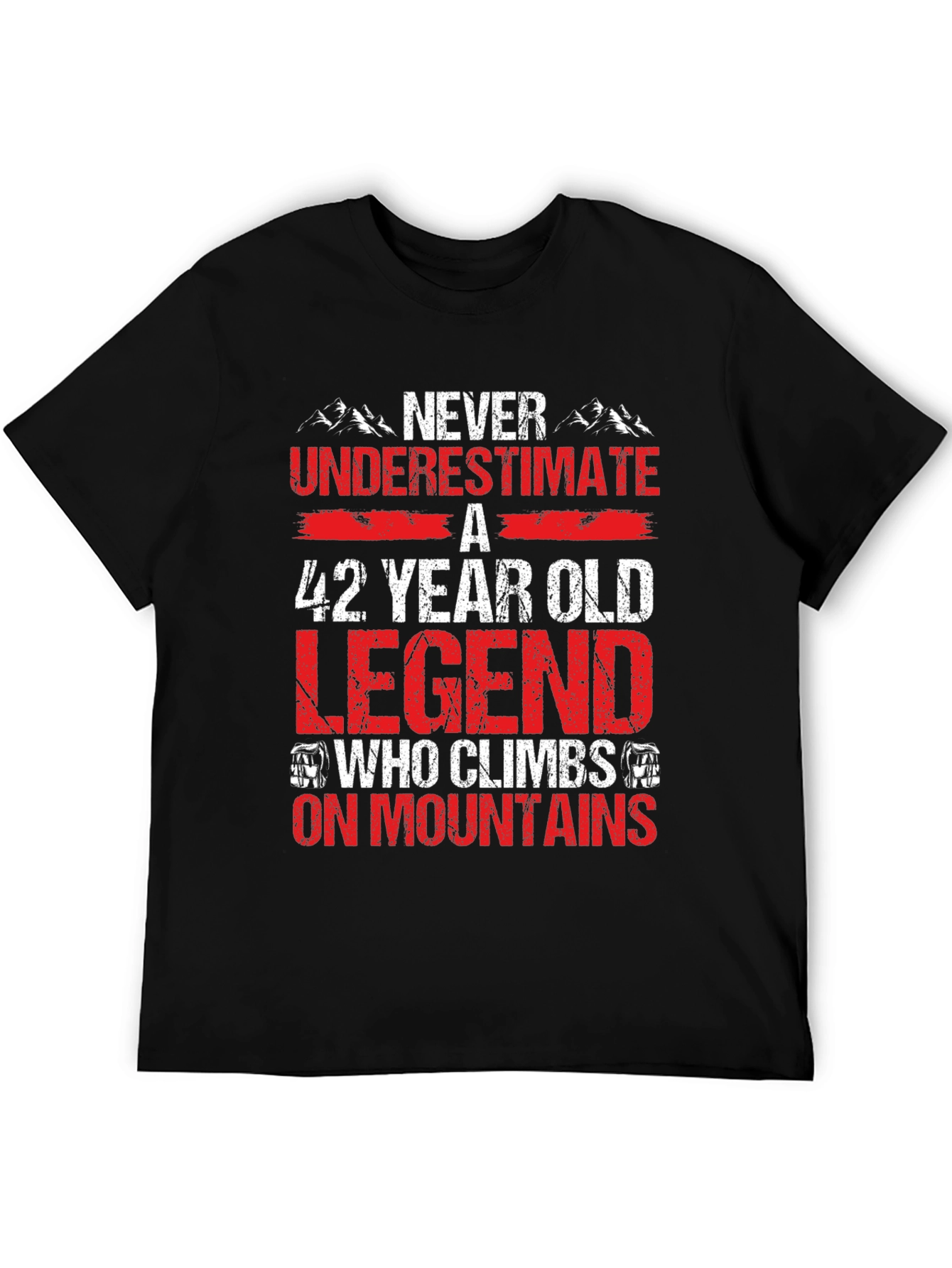 42 Year Old Legend Mountain Climber T-Shirt