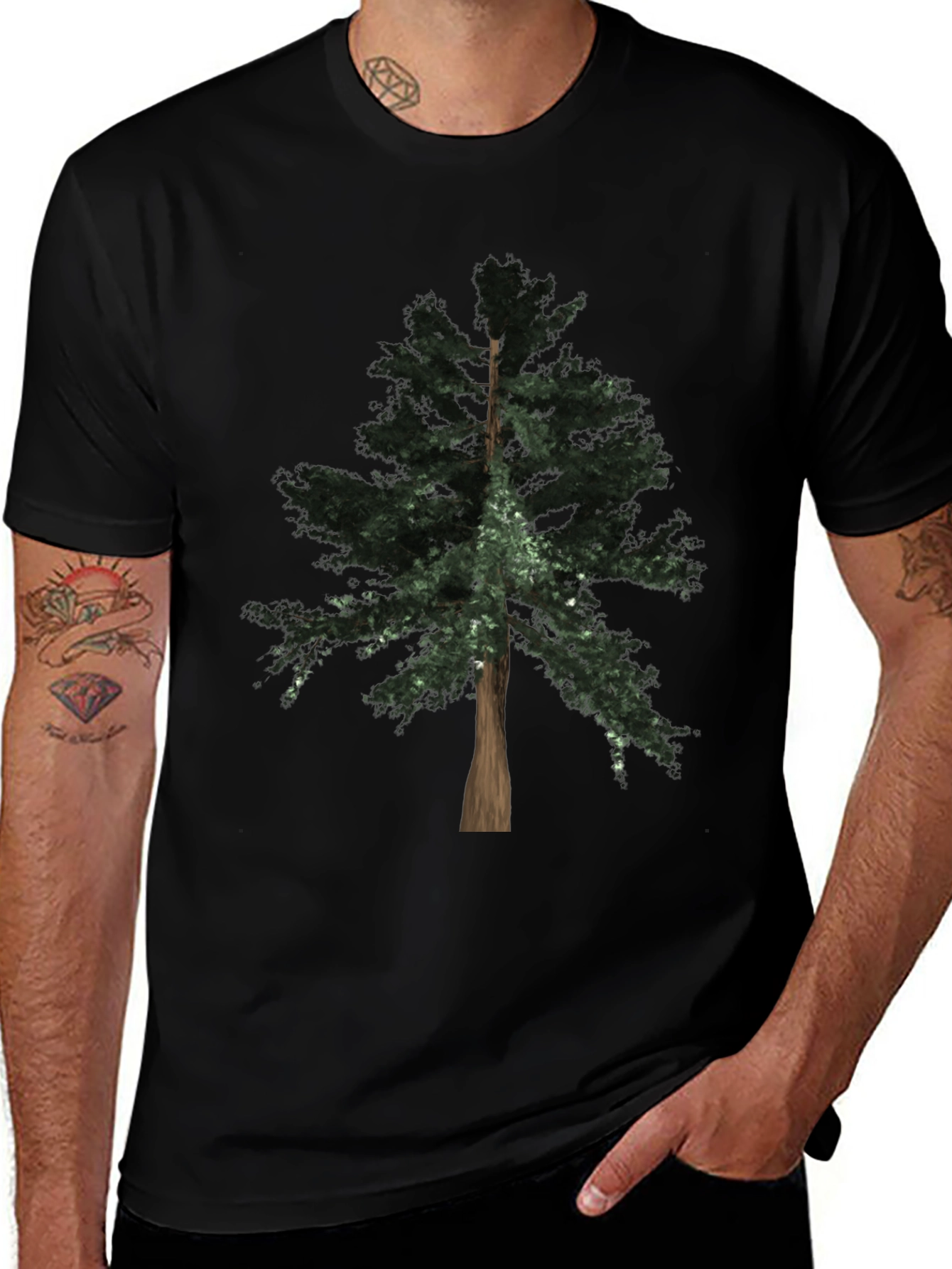 Tree Graphic T-Shirt - Nature Lover Tee