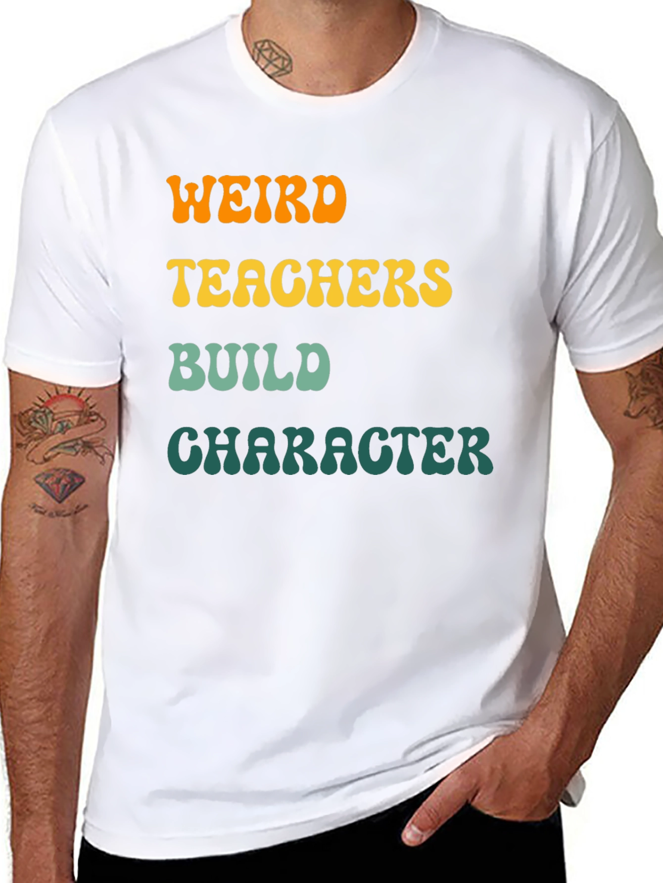 Weird Teachers Build Character T-Shirt