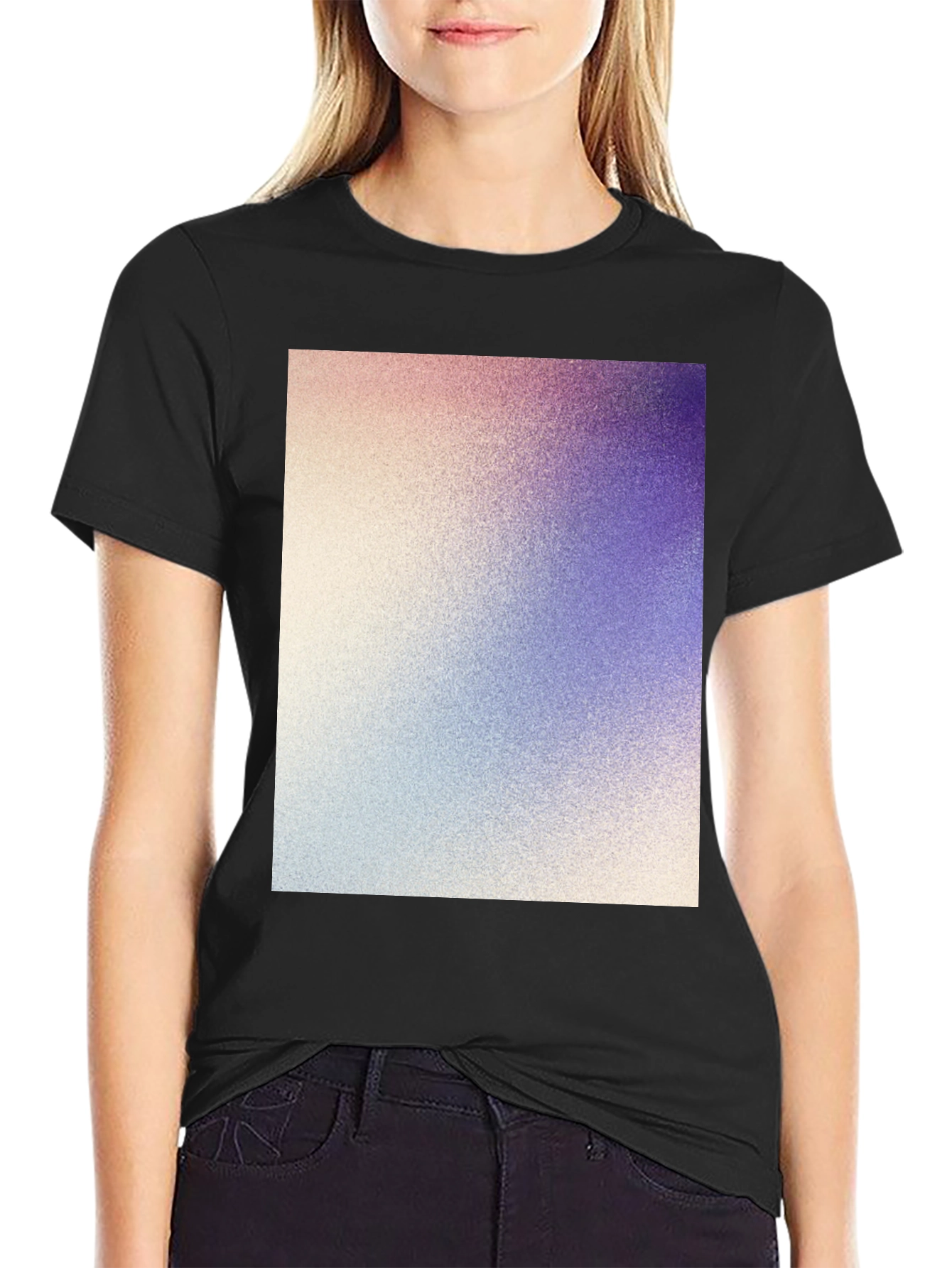 Abstract Gradient Graphic Tee - Unisex Soft Cotton Blend