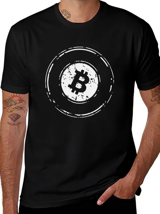 Bitcoin Eight Ball Graphic Tee - Crypto T-Shirt