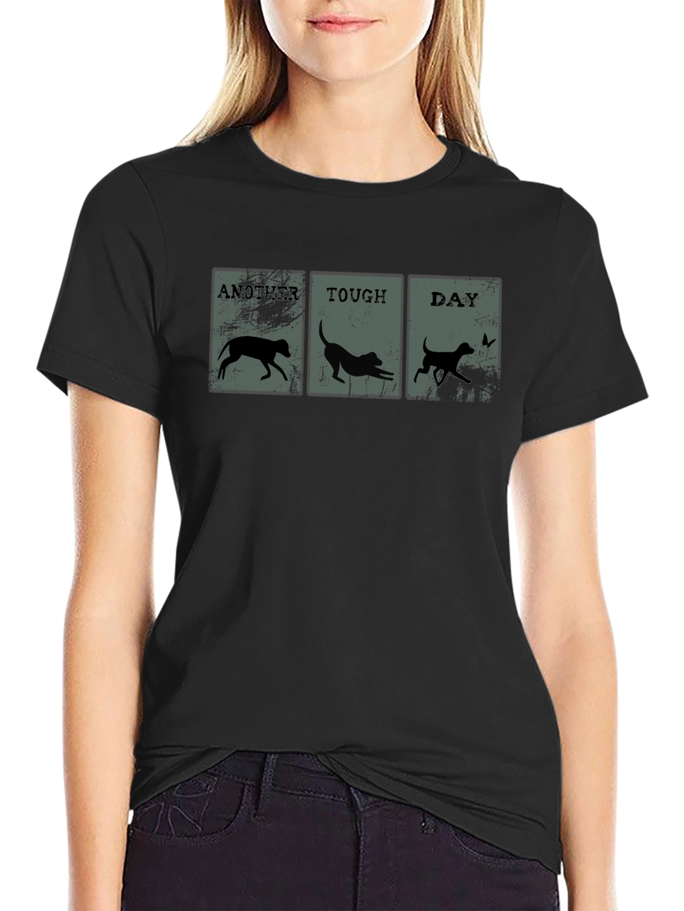 Another Tough Day Dog T-Shirt