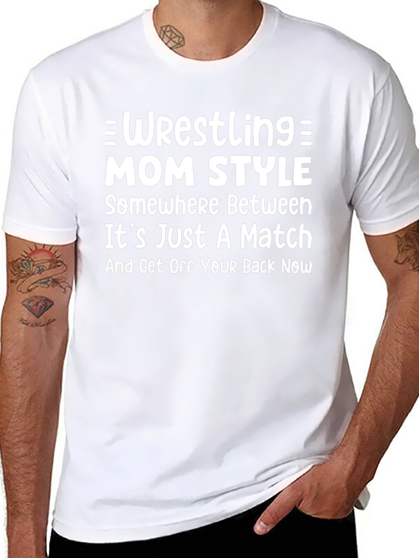 Wrestling Mom Style T-Shirt -  Funny Mom Tee