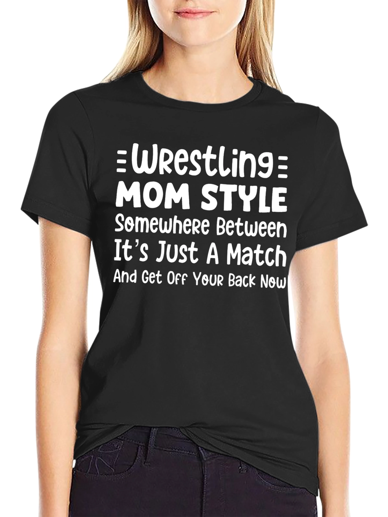 Wrestling Mom Style T-Shirt -  Funny Mom Tee
