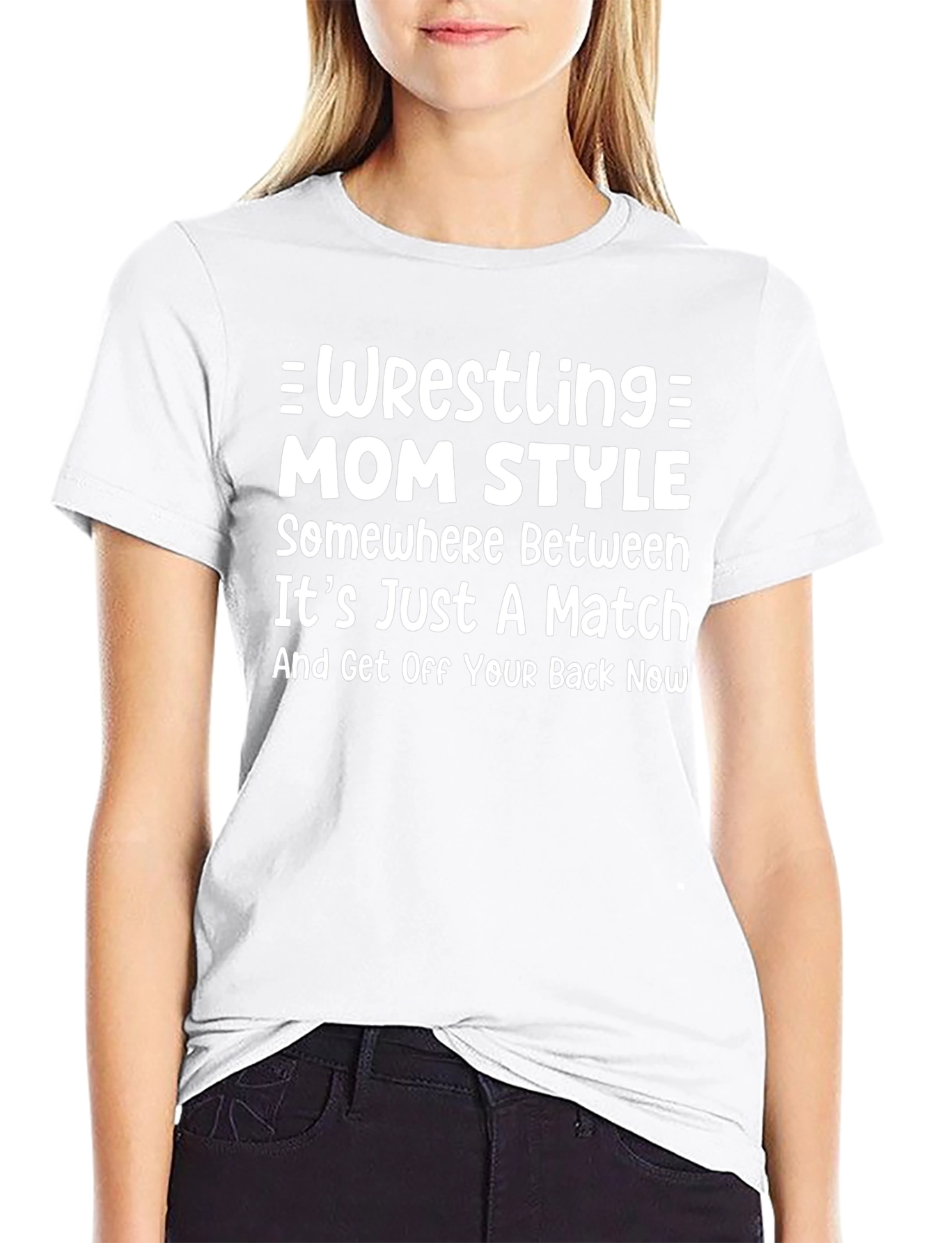 Wrestling Mom Style T-Shirt -  Funny Mom Tee