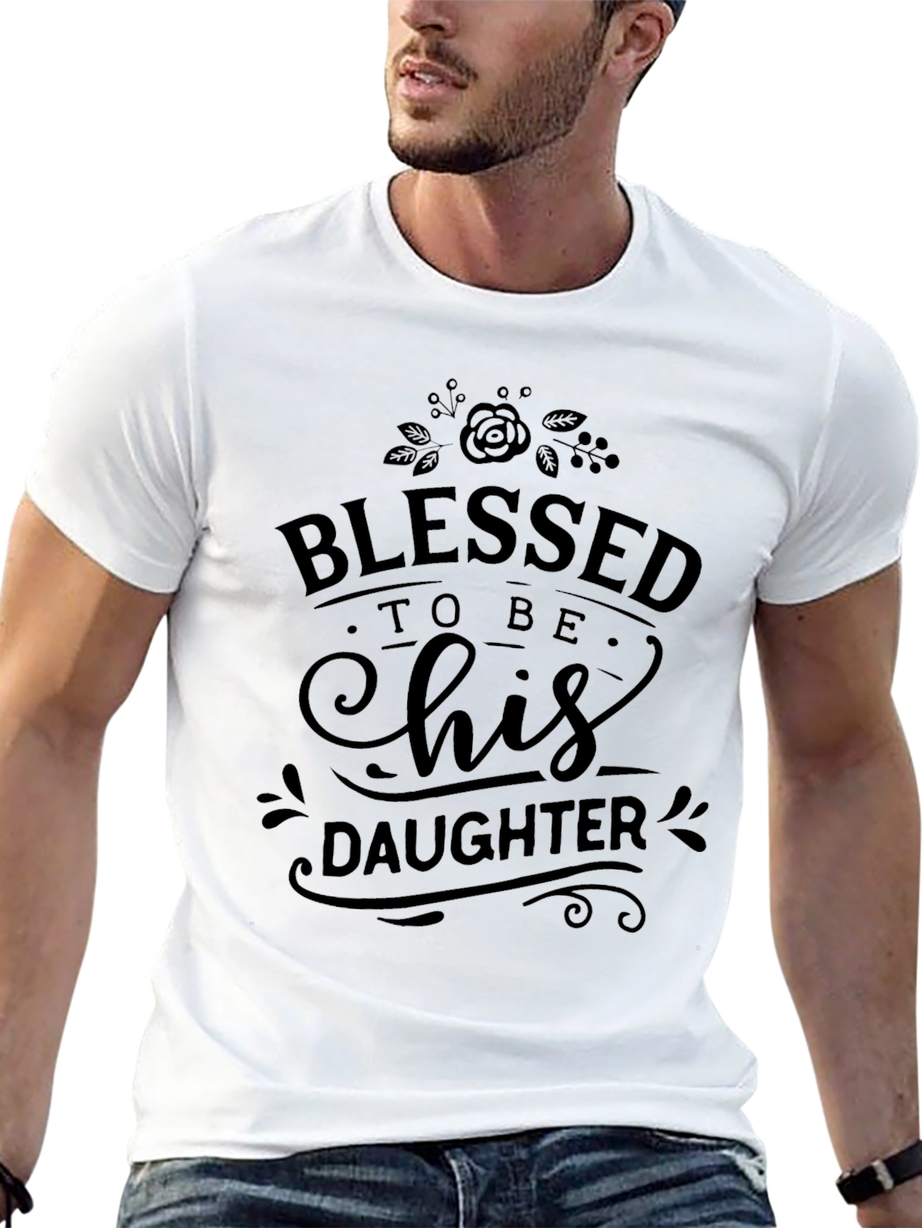 Blessed To Be His Daughter Graphic T-Shirt