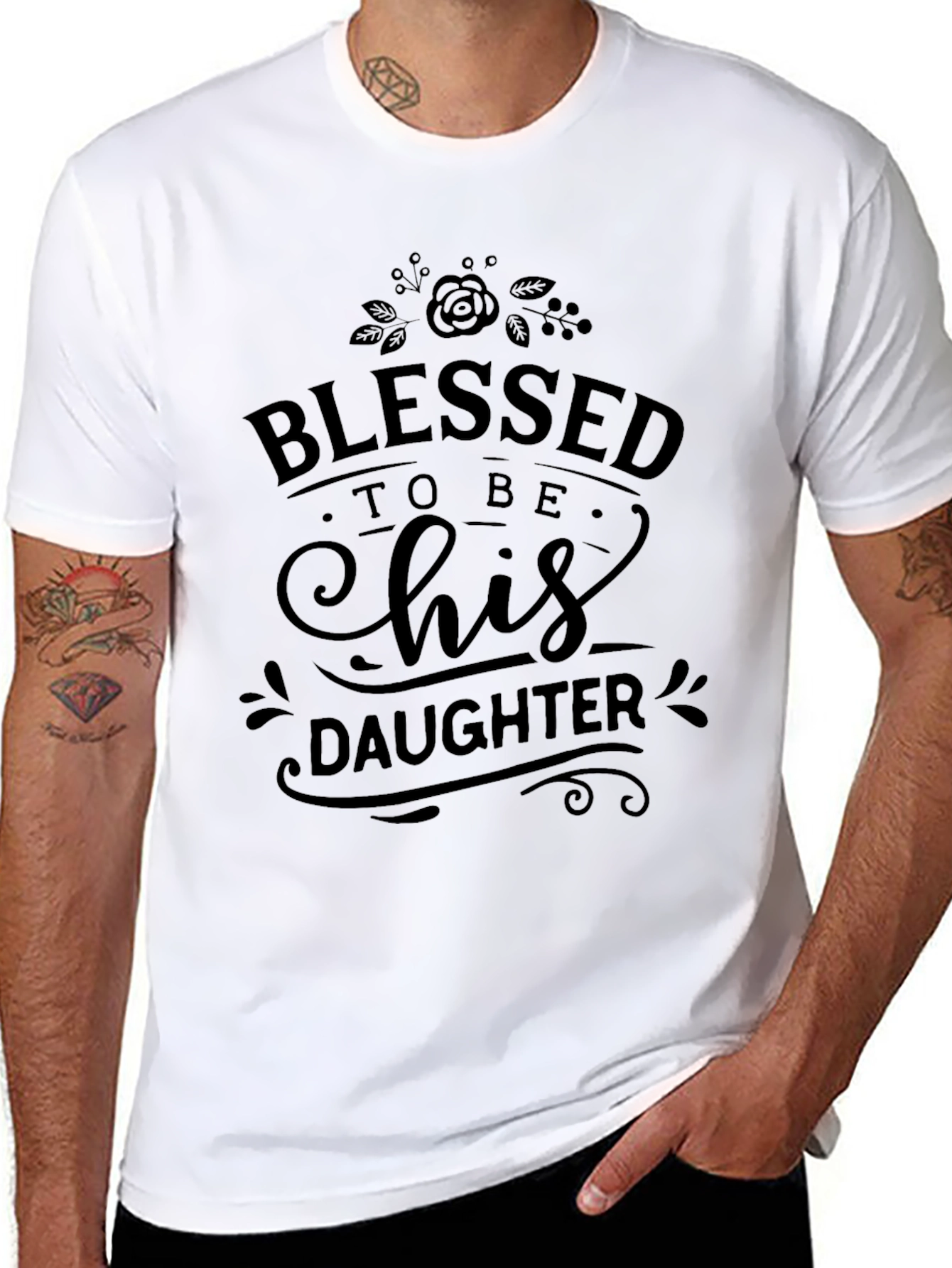 Blessed To Be His Daughter Graphic T-Shirt