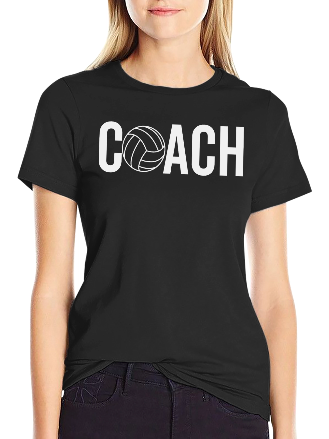 Volleyball Coach Graphic Tee - Sports Apparel