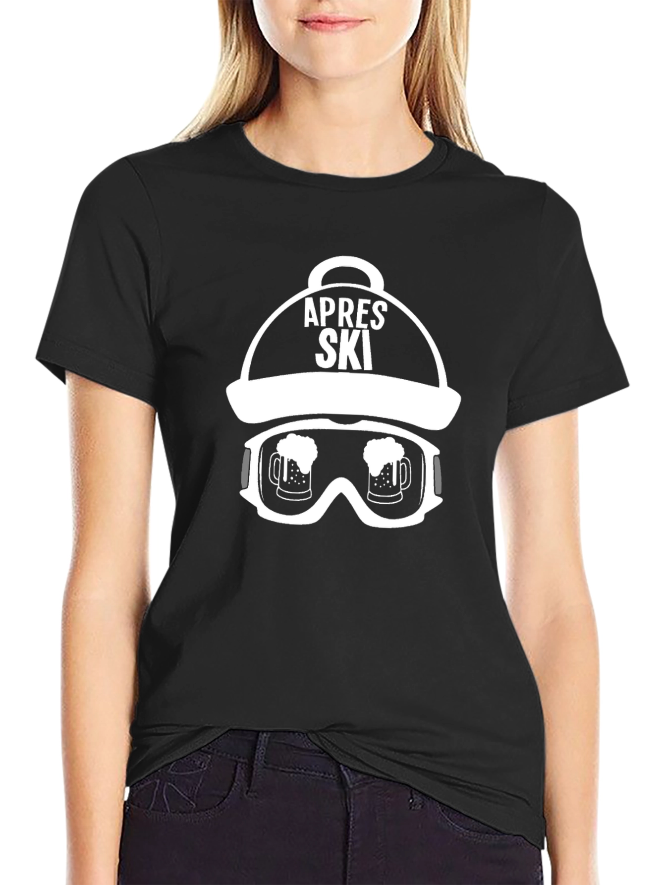 Apres Ski T-Shirt: Skiing Beer Goggles