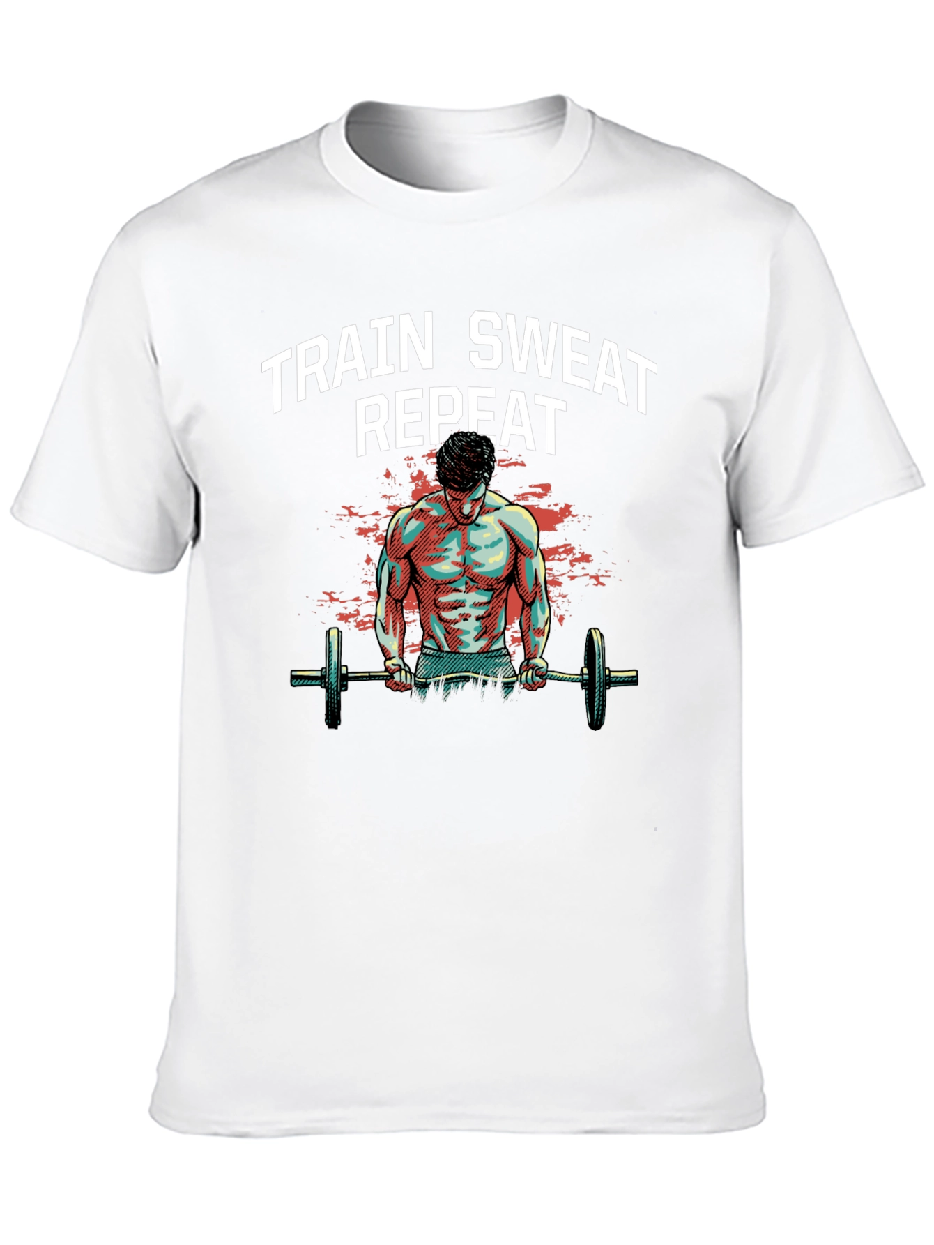 Train Sweat Repeat Graphic Tee