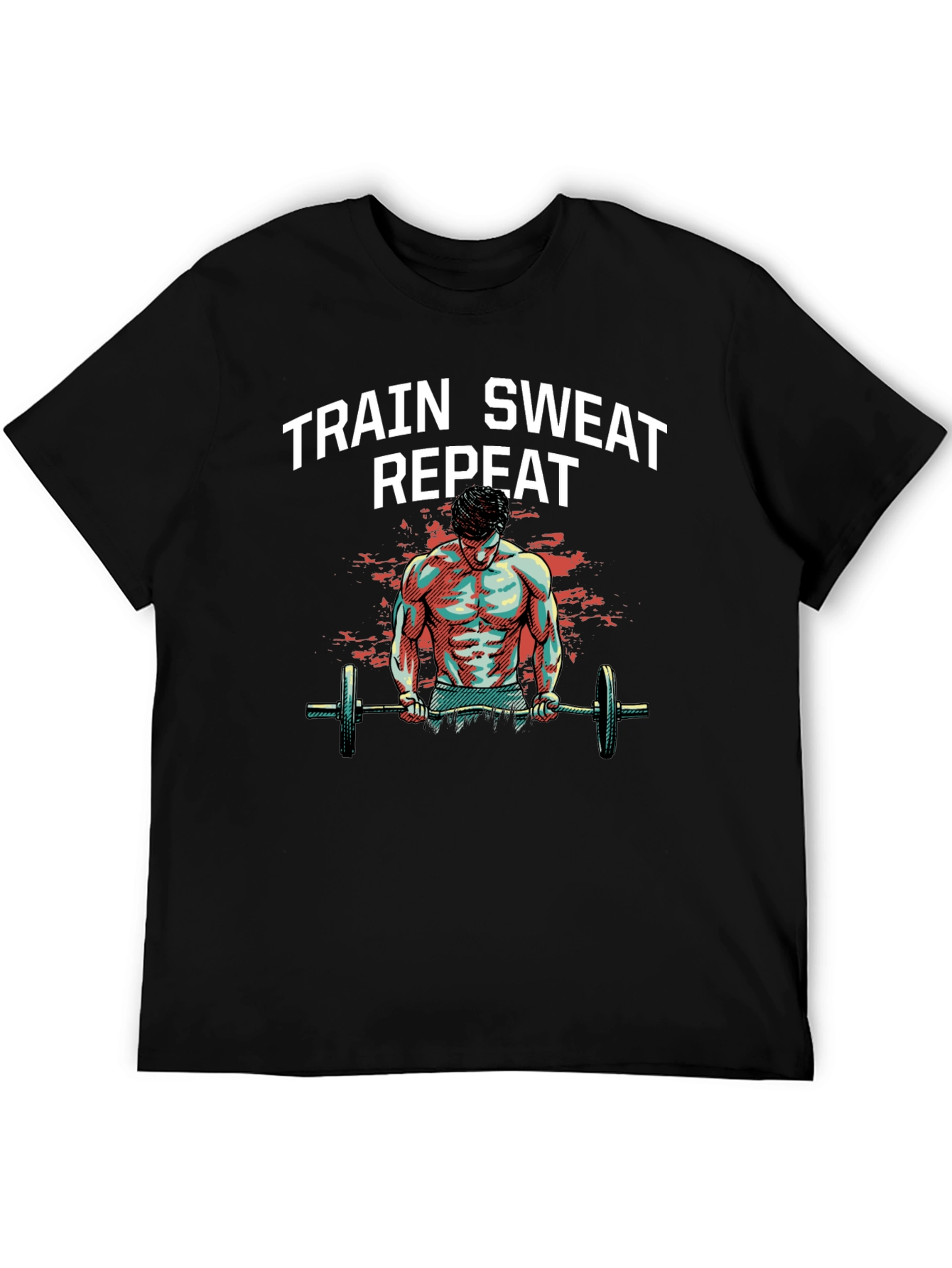 Train Sweat Repeat Graphic Tee