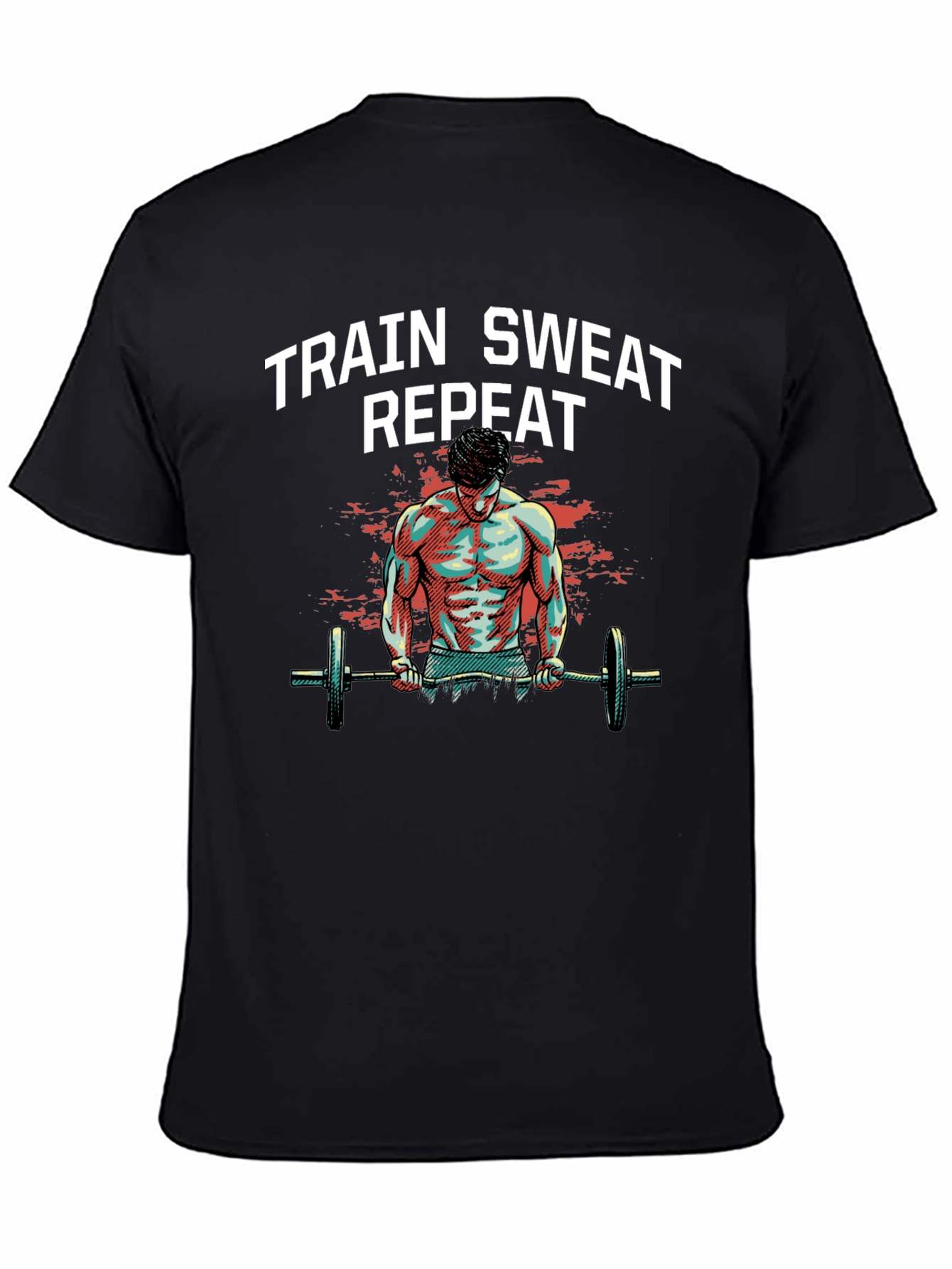Train Sweat Repeat Graphic Tee