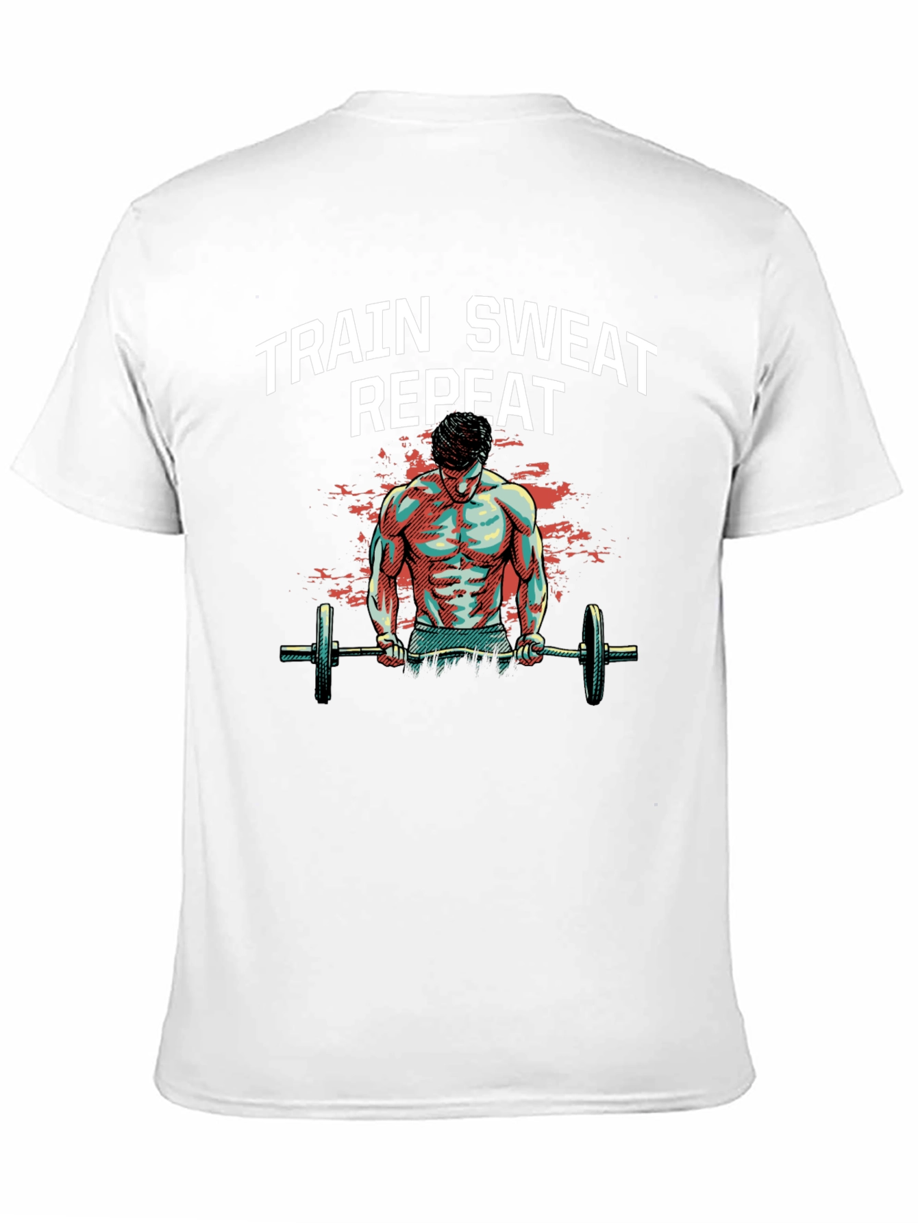 Train Sweat Repeat Graphic Tee