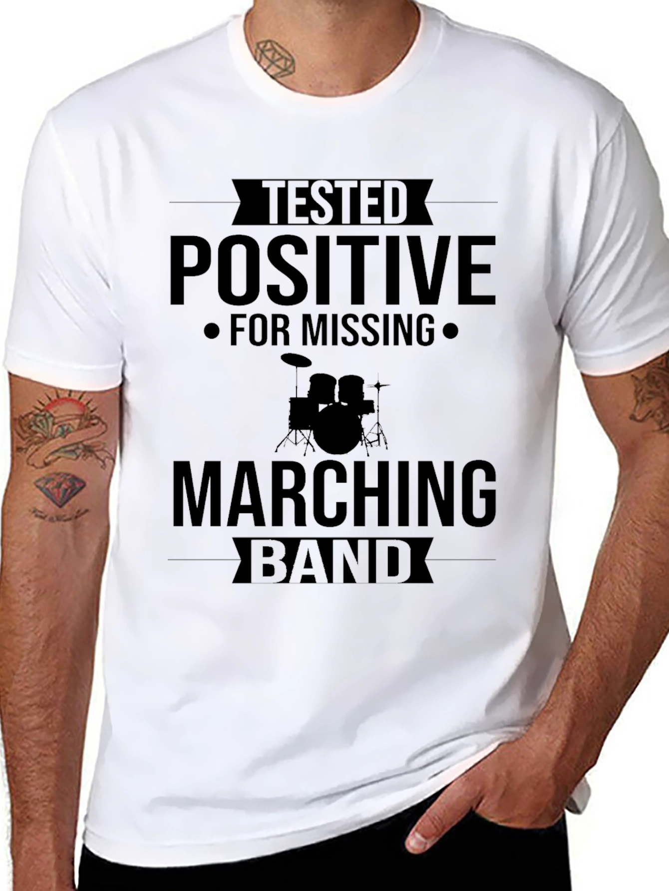 Tested Positive for Missing Marching Band T-Shirt