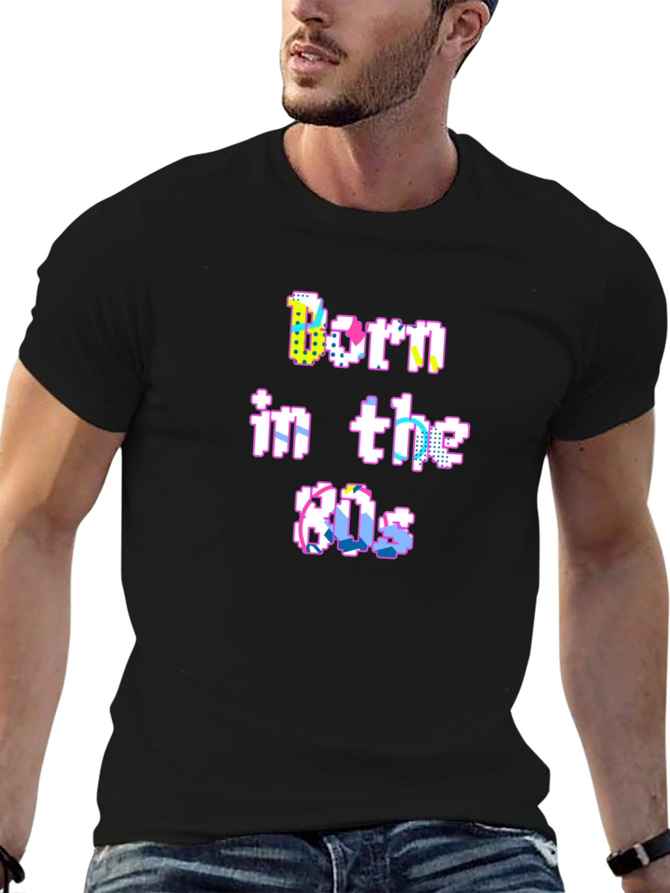 Born in the 80s Pixel Art T-Shirt