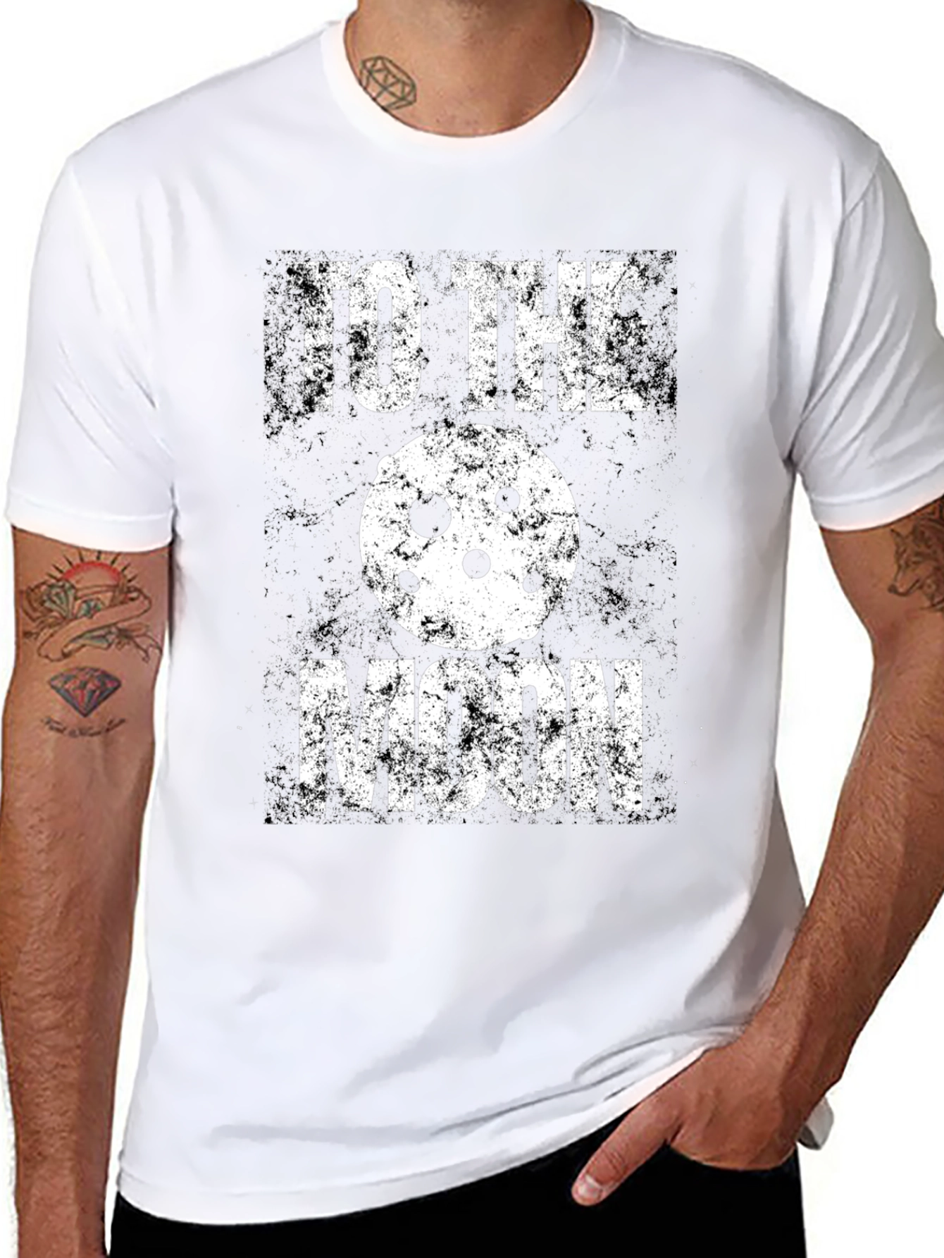 To The Moon Graphic Tee - Crypto Enthusiast Apparel