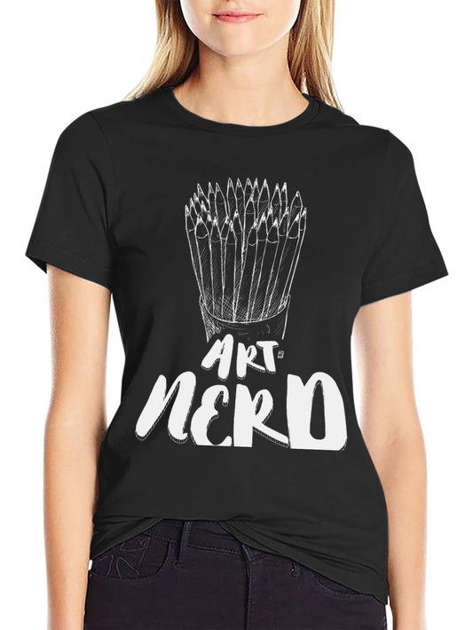 Art Nerd T-Shirt - Artist Pencils Graphic Tee