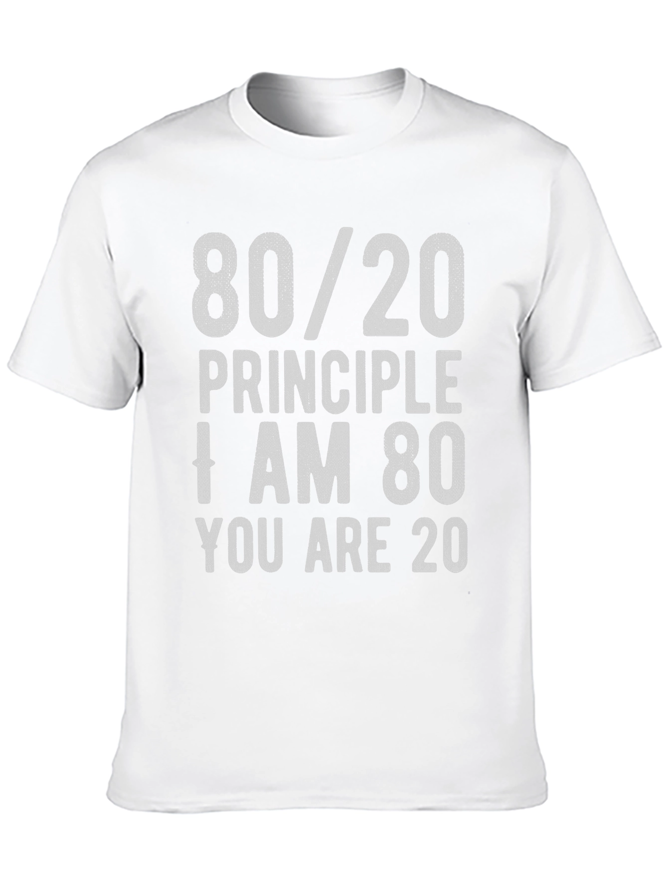 80/20 Principle Graphic T-Shirt