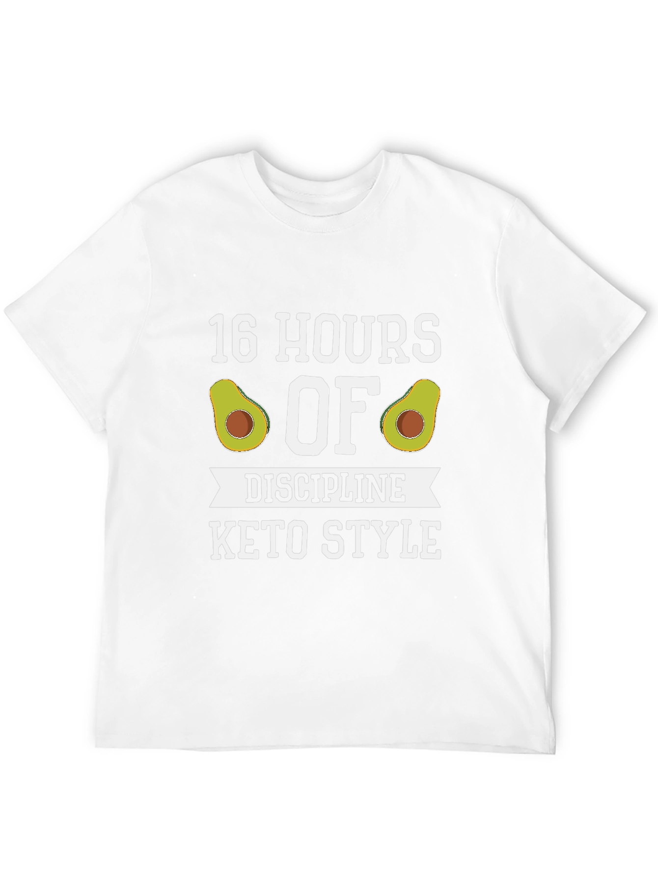 16 Hours of Discipline Keto Style Graphic T-Shirt