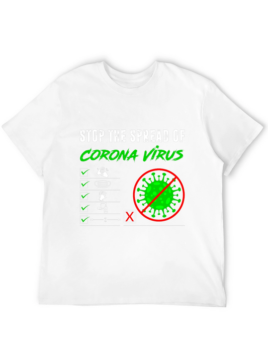 Stop the Spread Corona Virus Graphic Tee